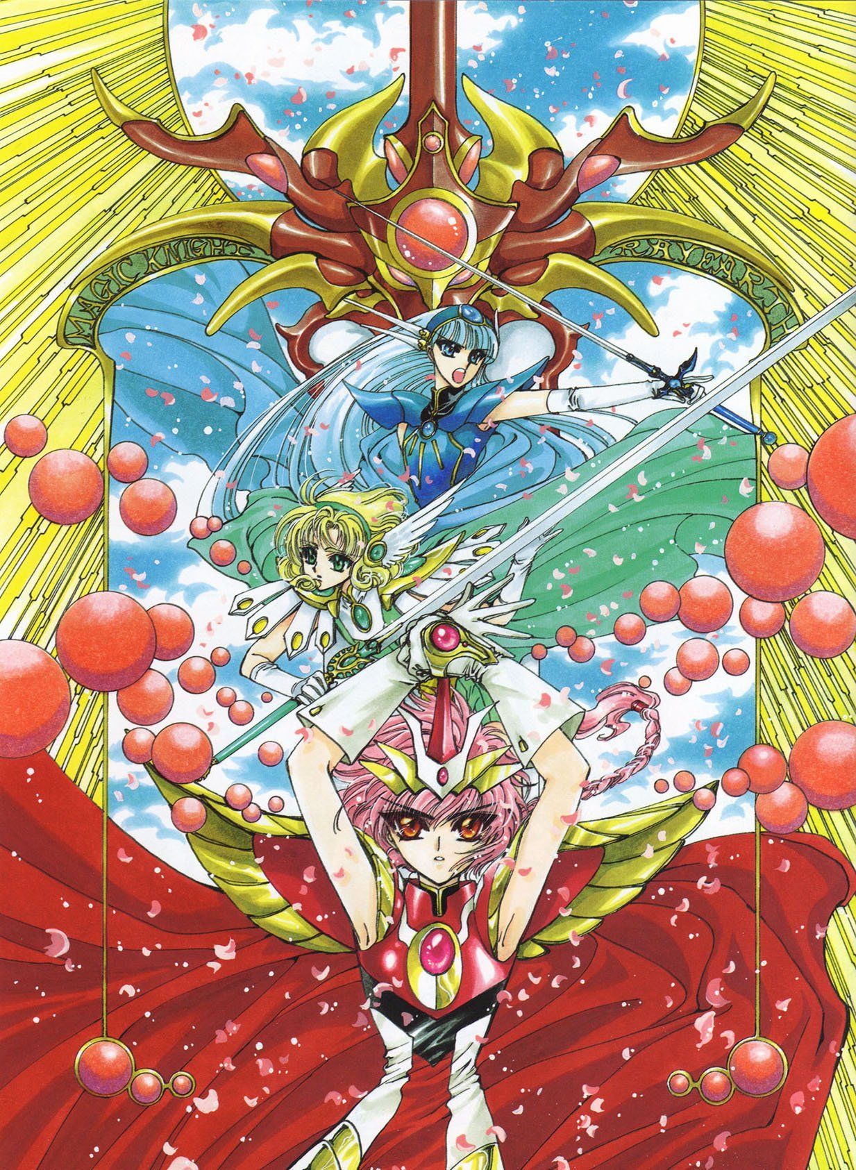 1233x1685 Angela O'Hara on X: Magic Knight Rayearth was one of my first anime after Sailor Moon! I fell in love with the art