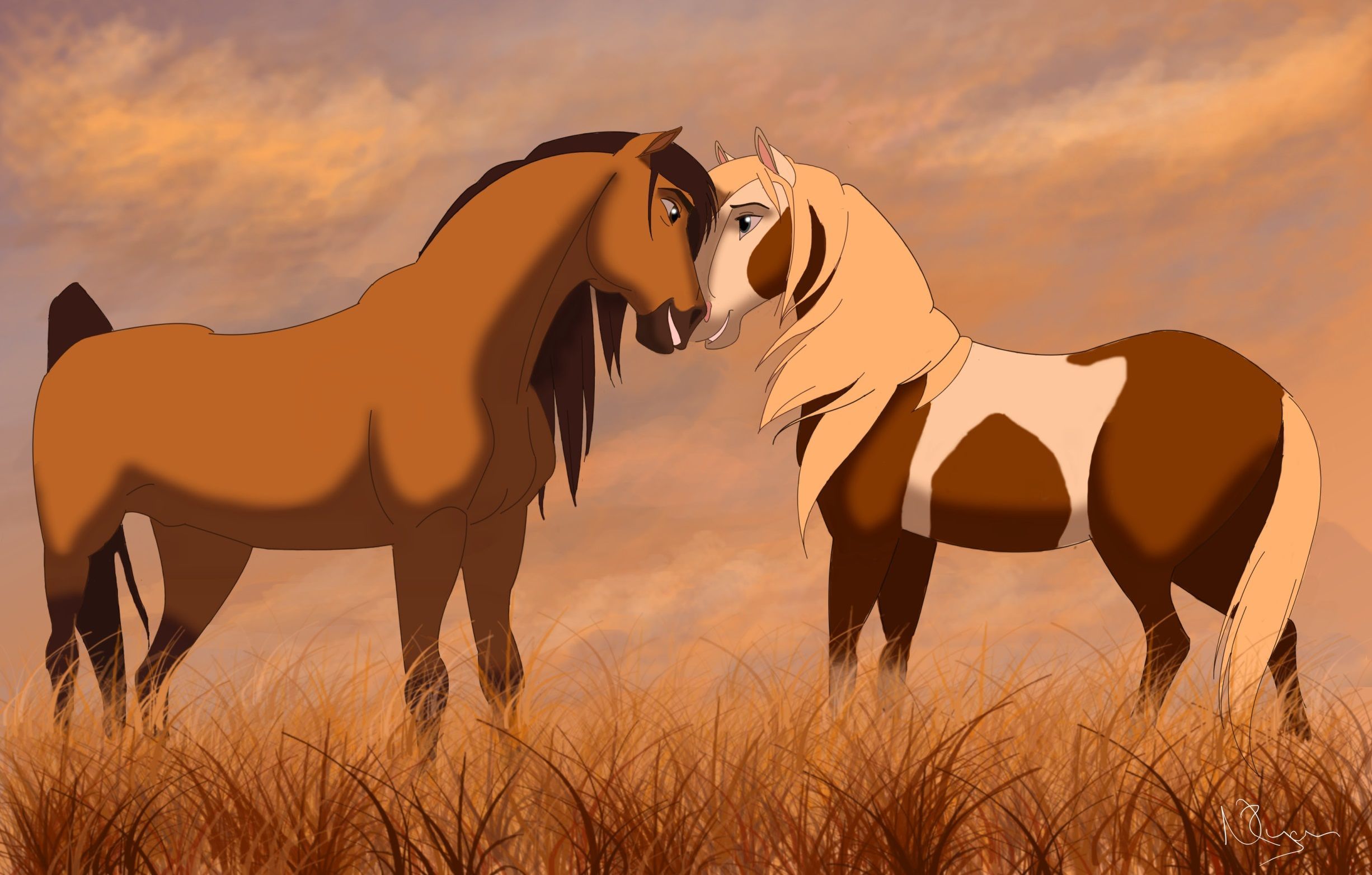 2452x1564 Spirit Stallion of the Cimarron. Stunning HD Horse Movie Wallpaper