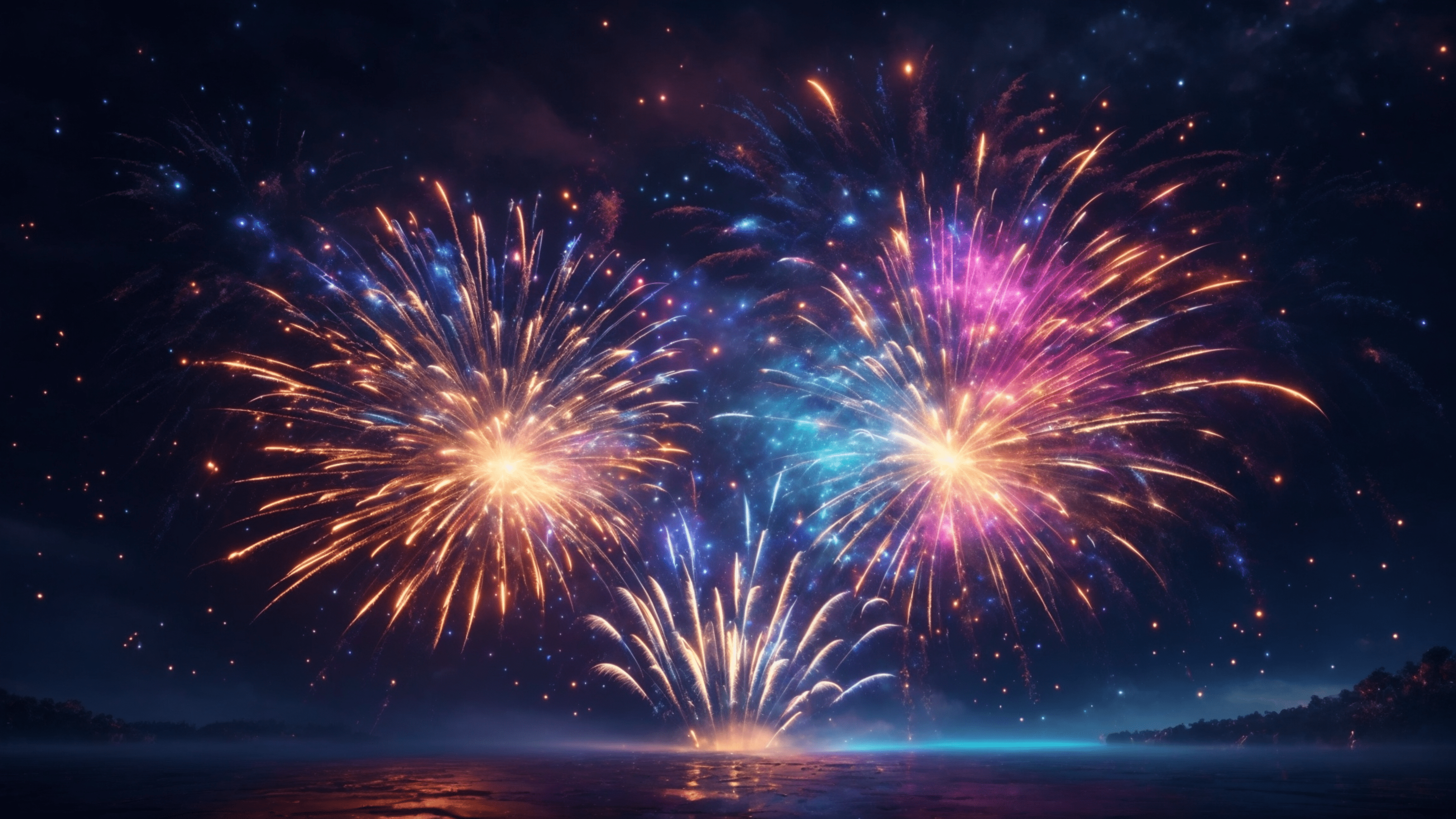 3456x1944 Fireworks HD Wallpaper and Background