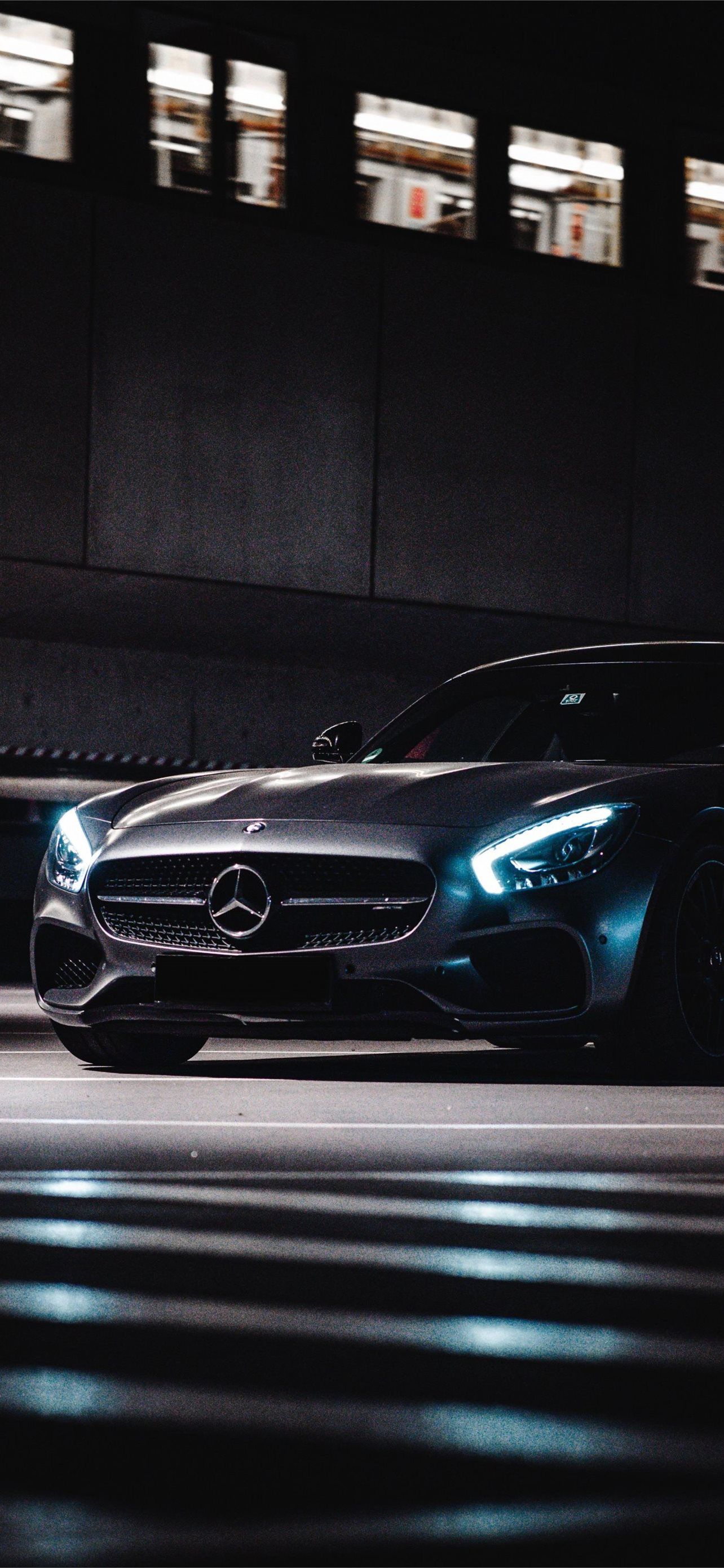 1284x2778 Luxurious car black Mercedes Benz iPhone Wallpaper Free Download