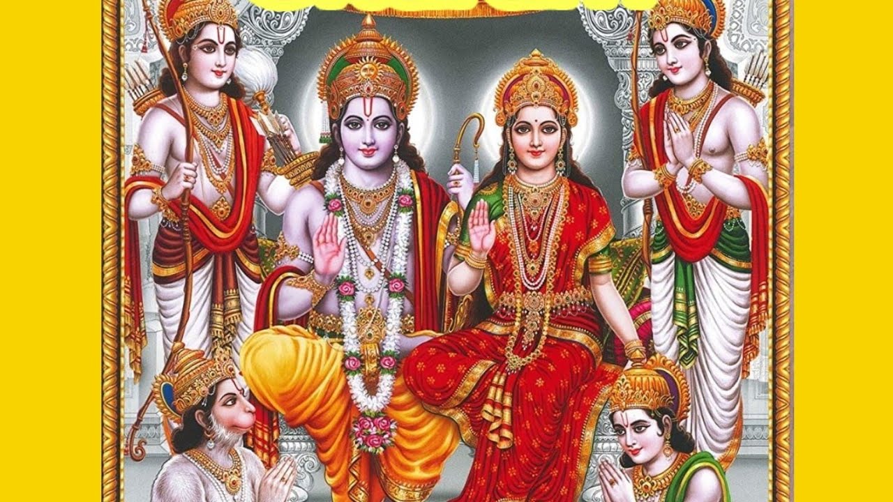 1280x720 Shri Ram darbar ।। Ramdarbar HD image ।। श्री राम दरबार