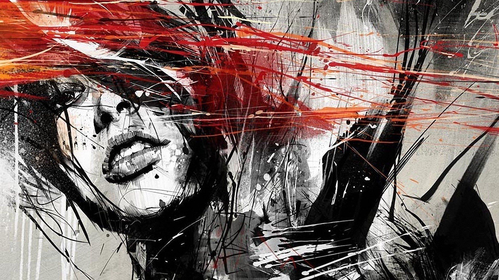 1920x1080 Women paintings artistic design digital art artwork wallpaperx1080