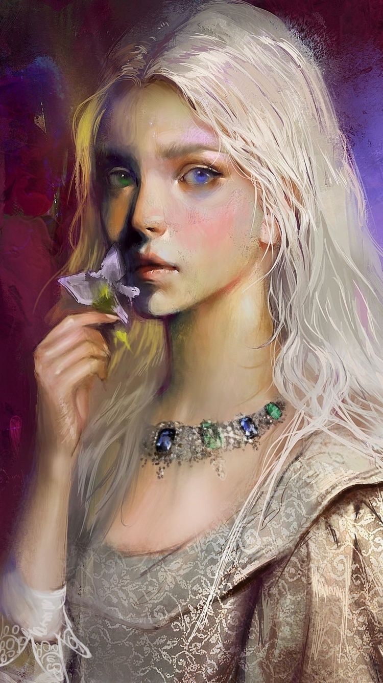 750x1334 Artistic Women Painting iPhone iPhone 6S, iPhone 7 HD 4k Wallpaper, Image, Background, Photo and Picture