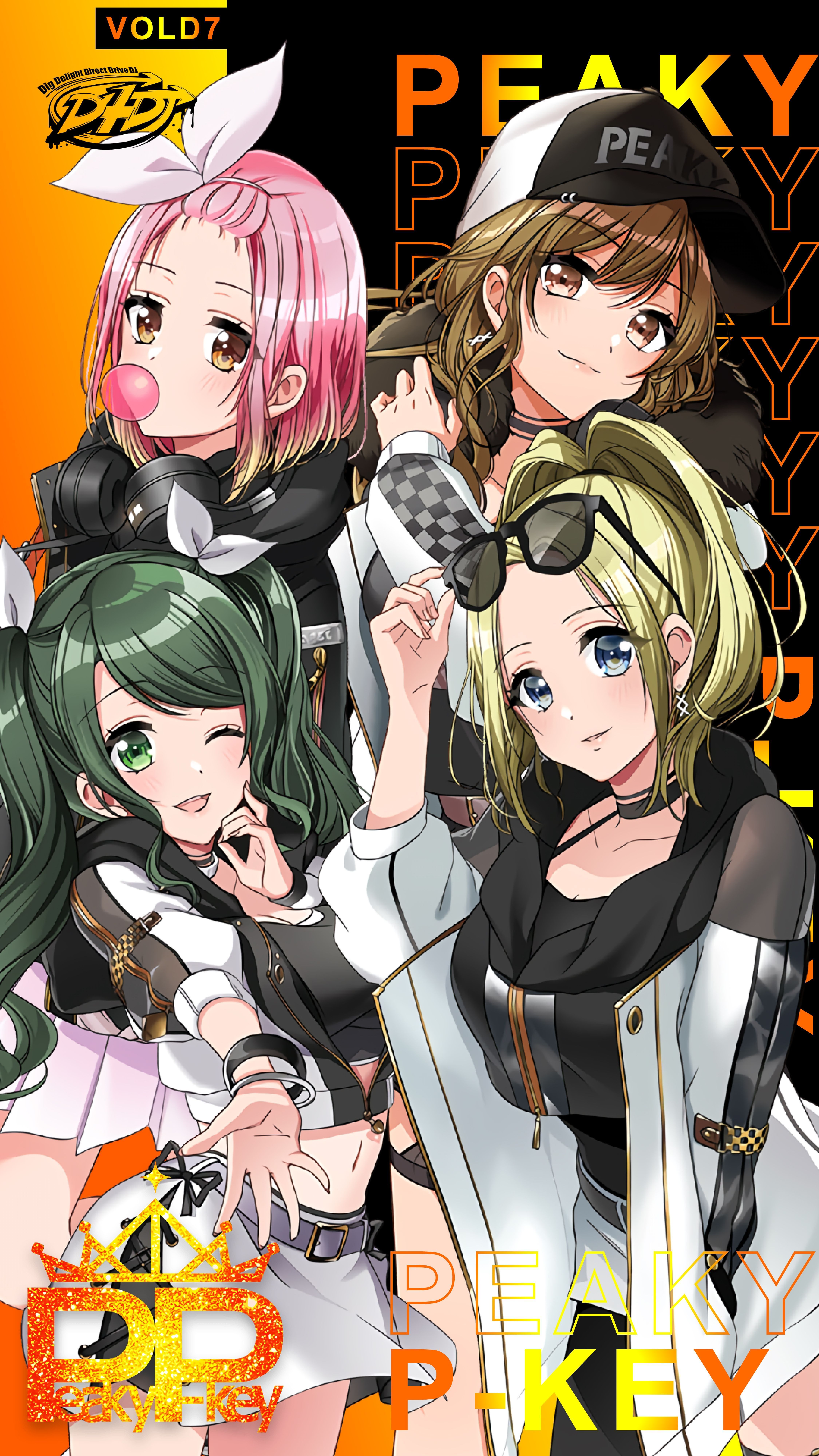 4500x8000 D4DJ P Key All Member Wallpaper Android. Cute Anime Wallpaper, Anime Characters, Anime