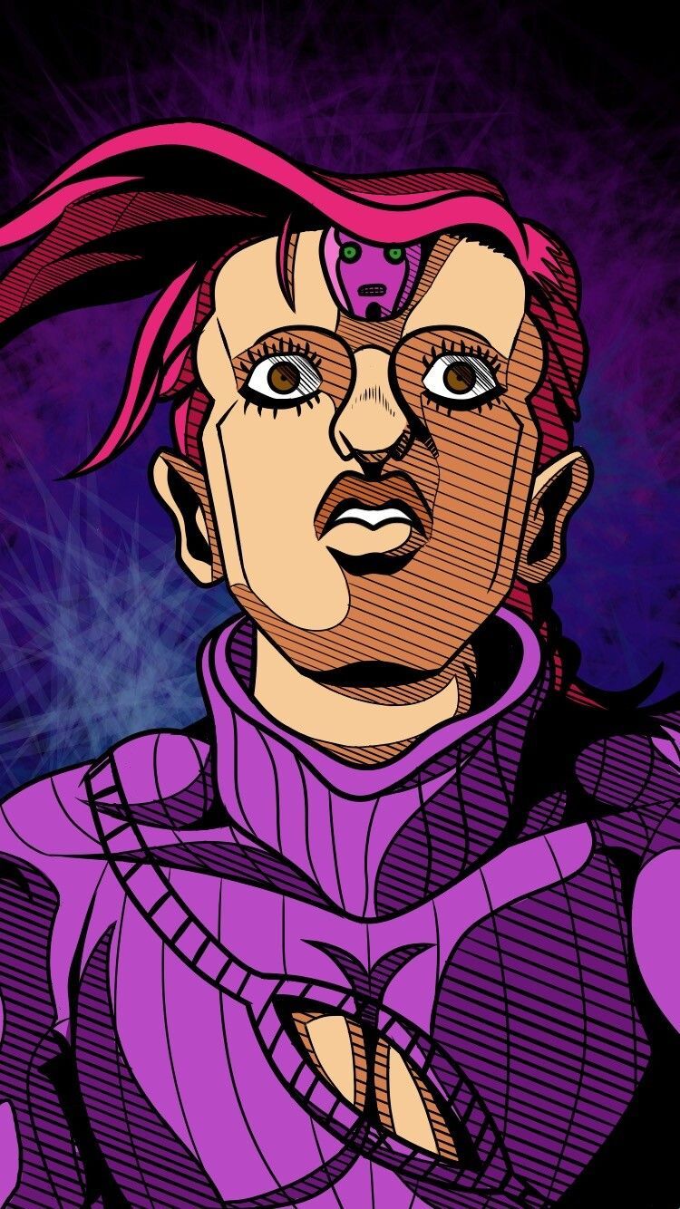 750x1334 Doppio From JoJo With A Comic / Cross Hatched Shading Style