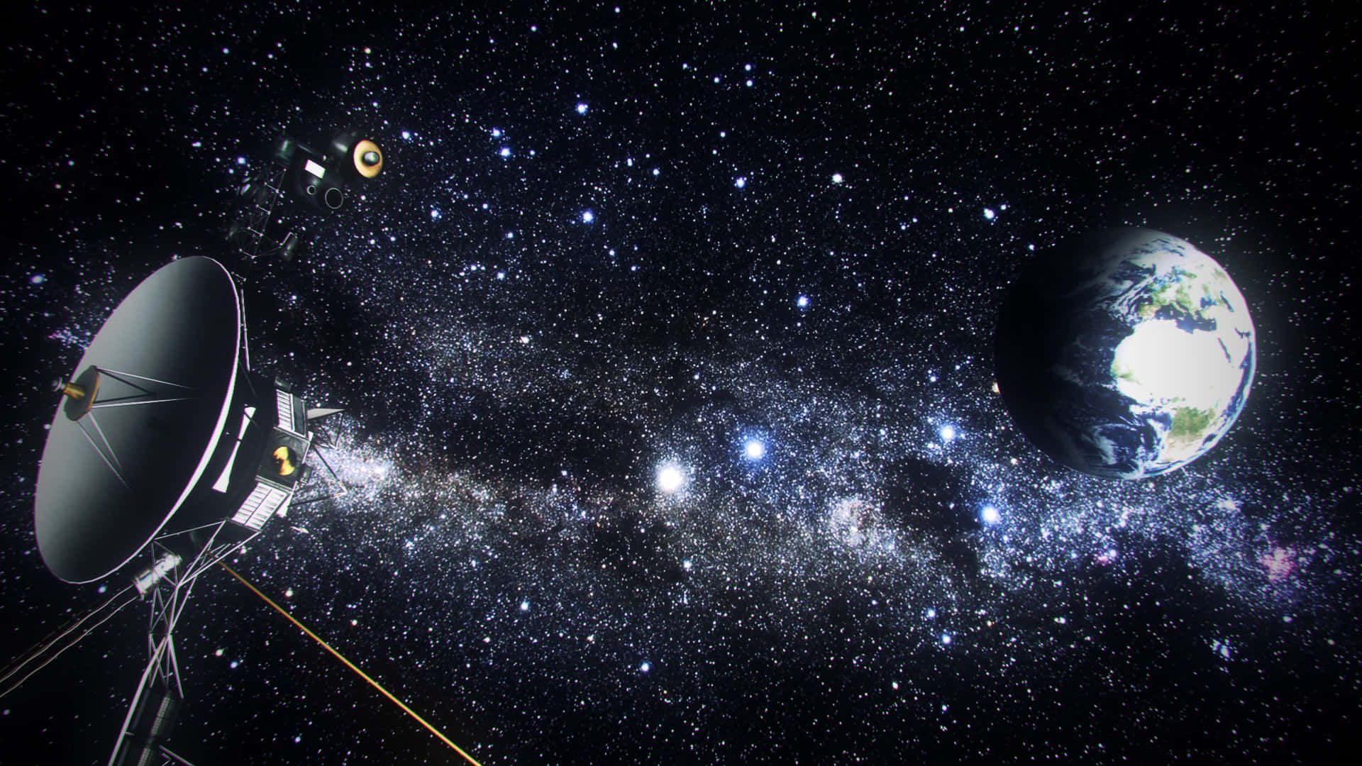 1920x1080 Download Voyager 1 Starry Sky Picture