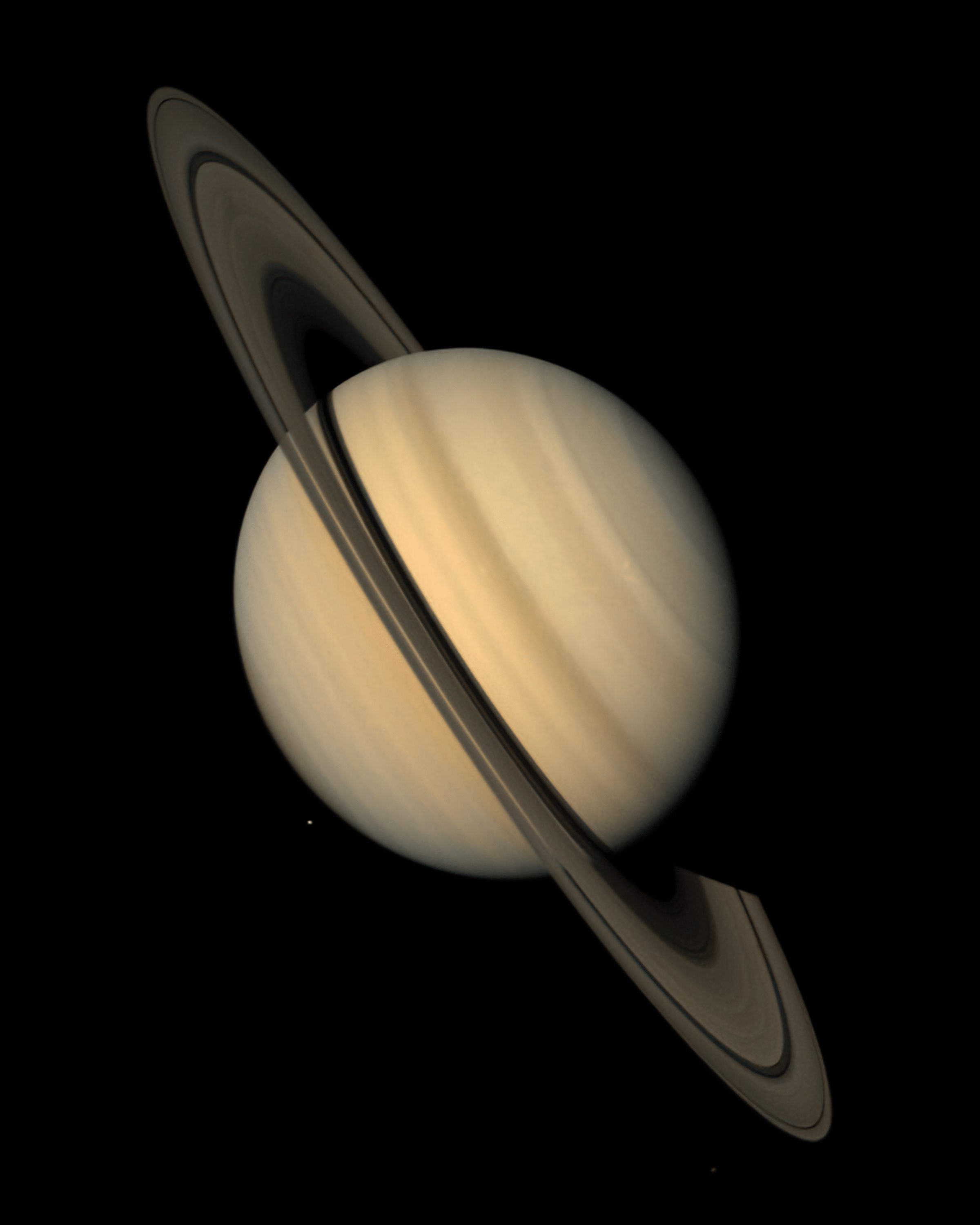 2400x3000 Saturn as seen by Voyager 1. The Planetary Society