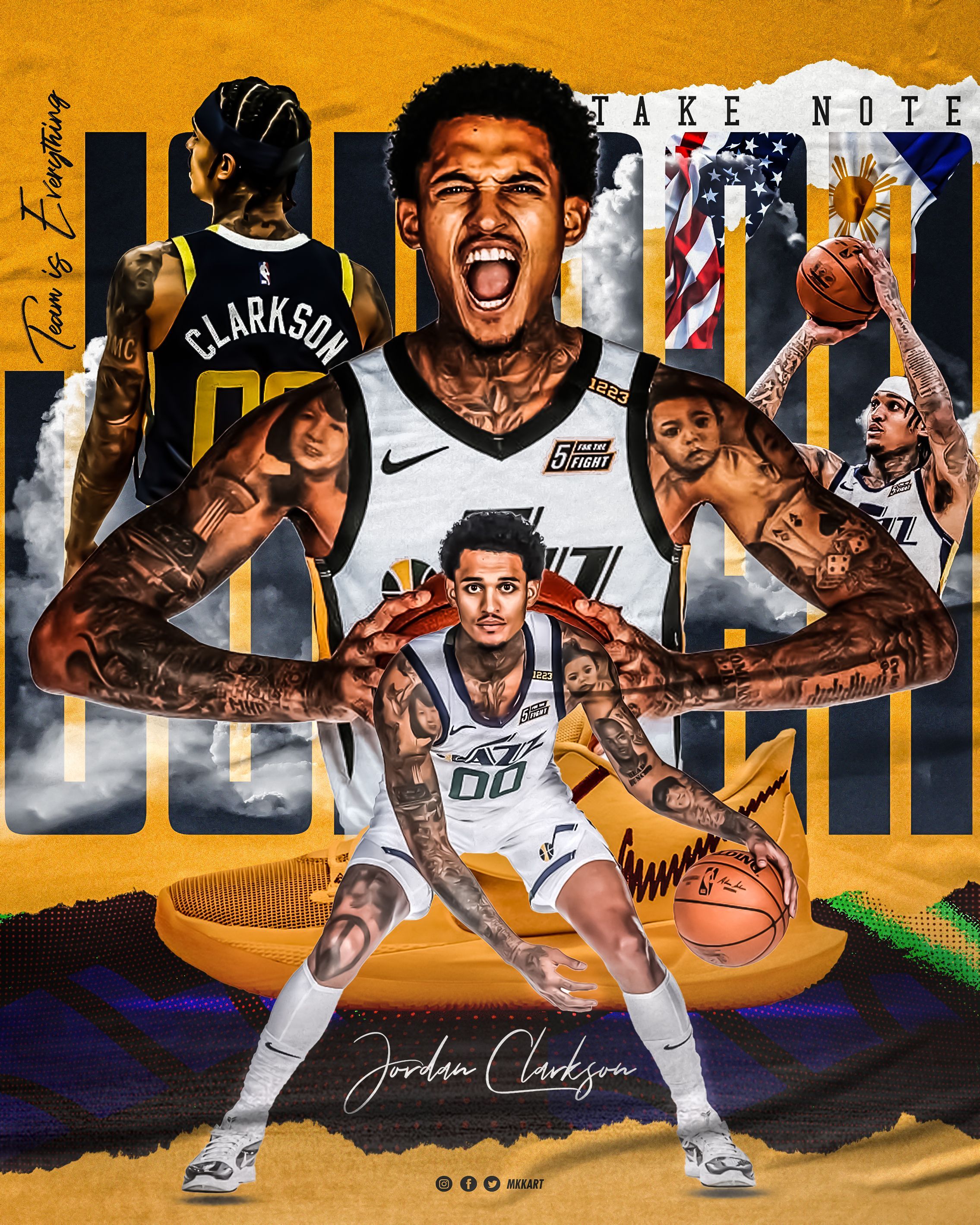 Jordan Clarkson Wallpapers - Top Free Jordan Clarkson Backgrounds