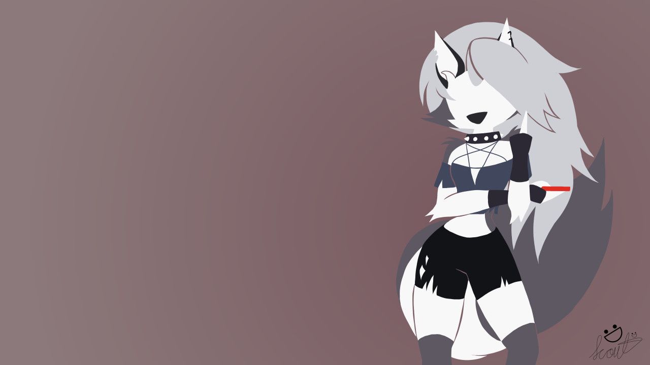 1280x720 Minimalist Loona Desktop by XDScoutacrisDX - Fur Affinity [dot] net