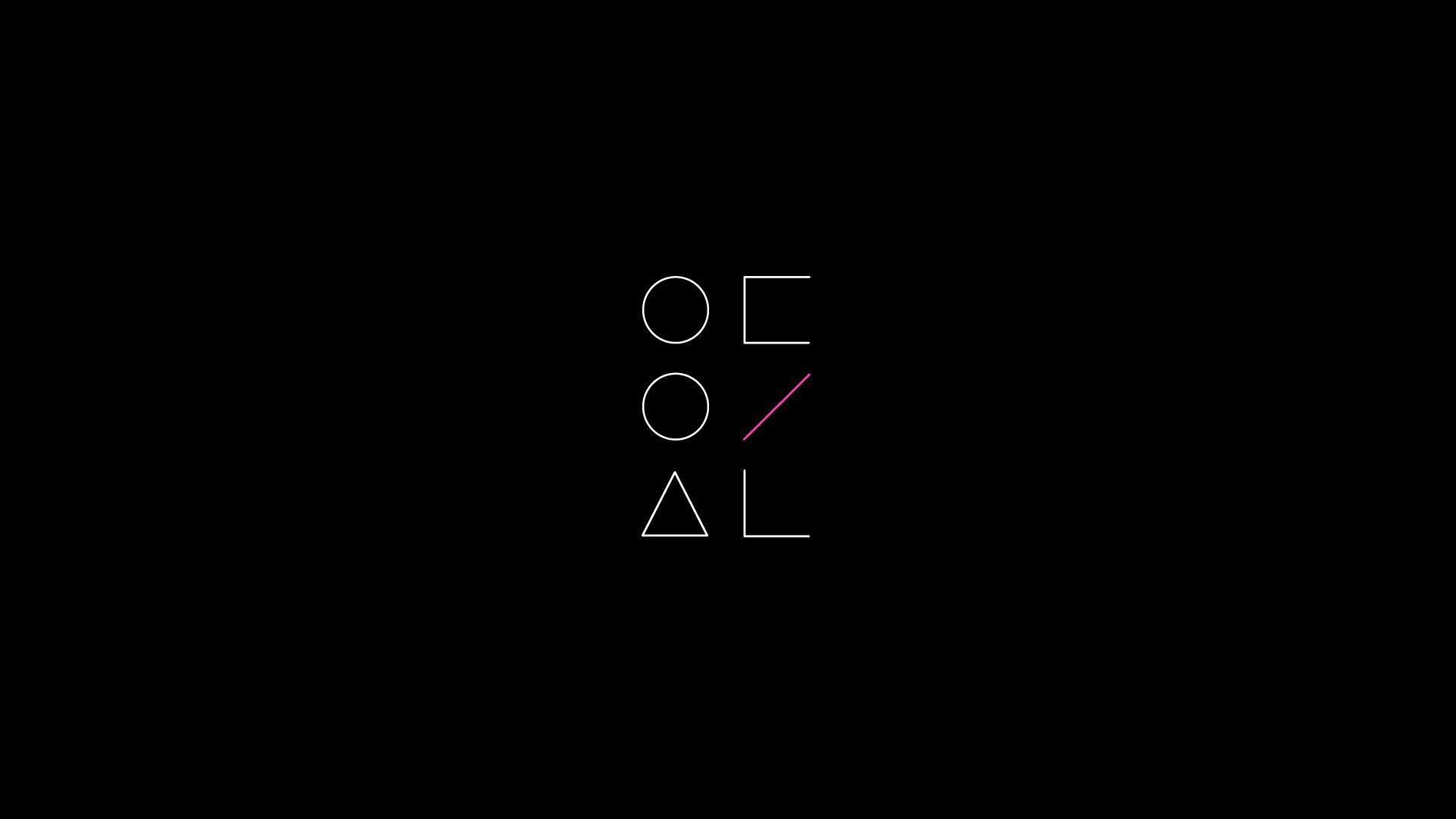 1920x1080 LOONA Logo Minimal Wallpaper For Your XFCE Desktop