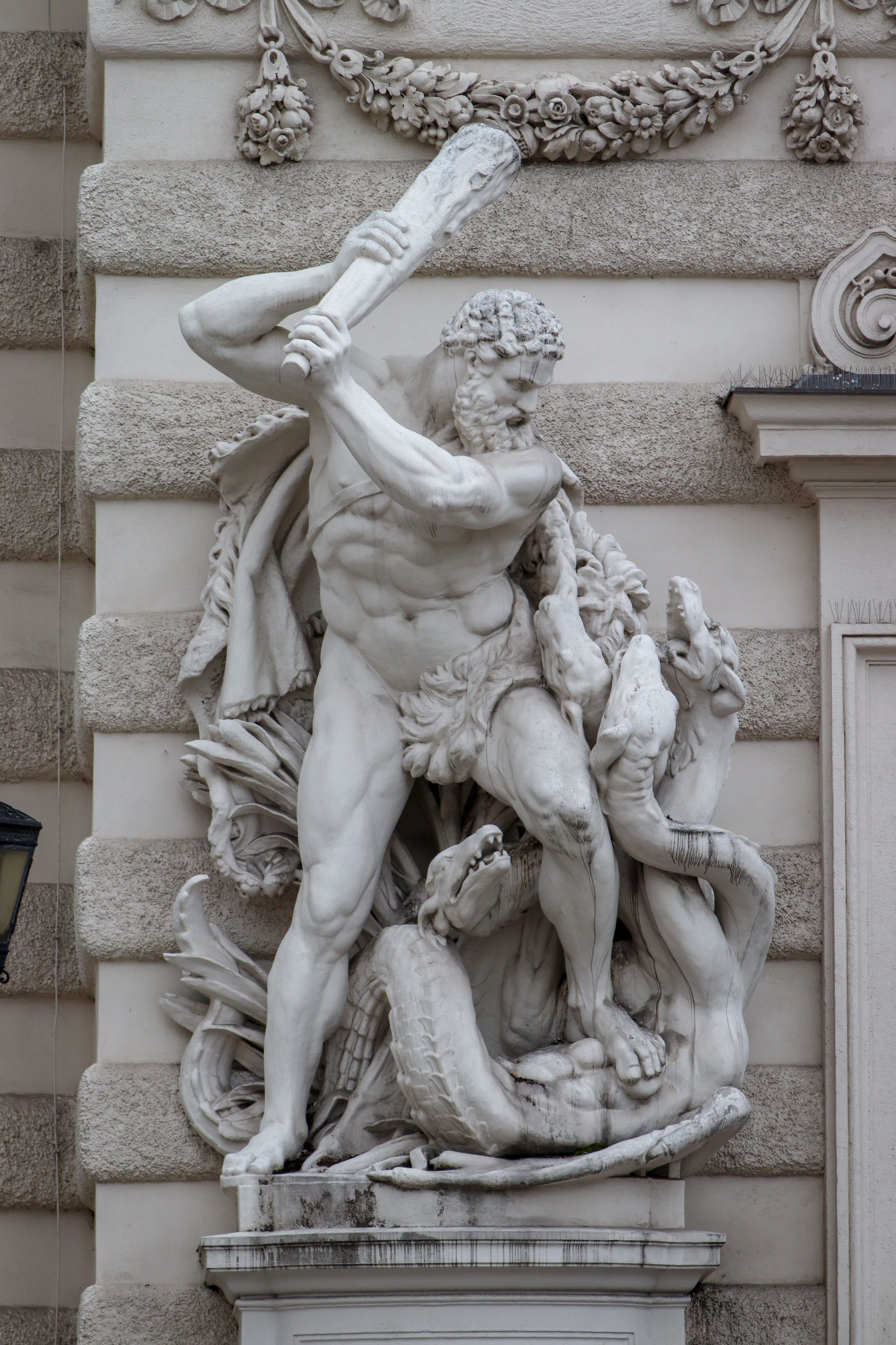 3975x5963 Statue of Hercules Fighting the Hydra · Free