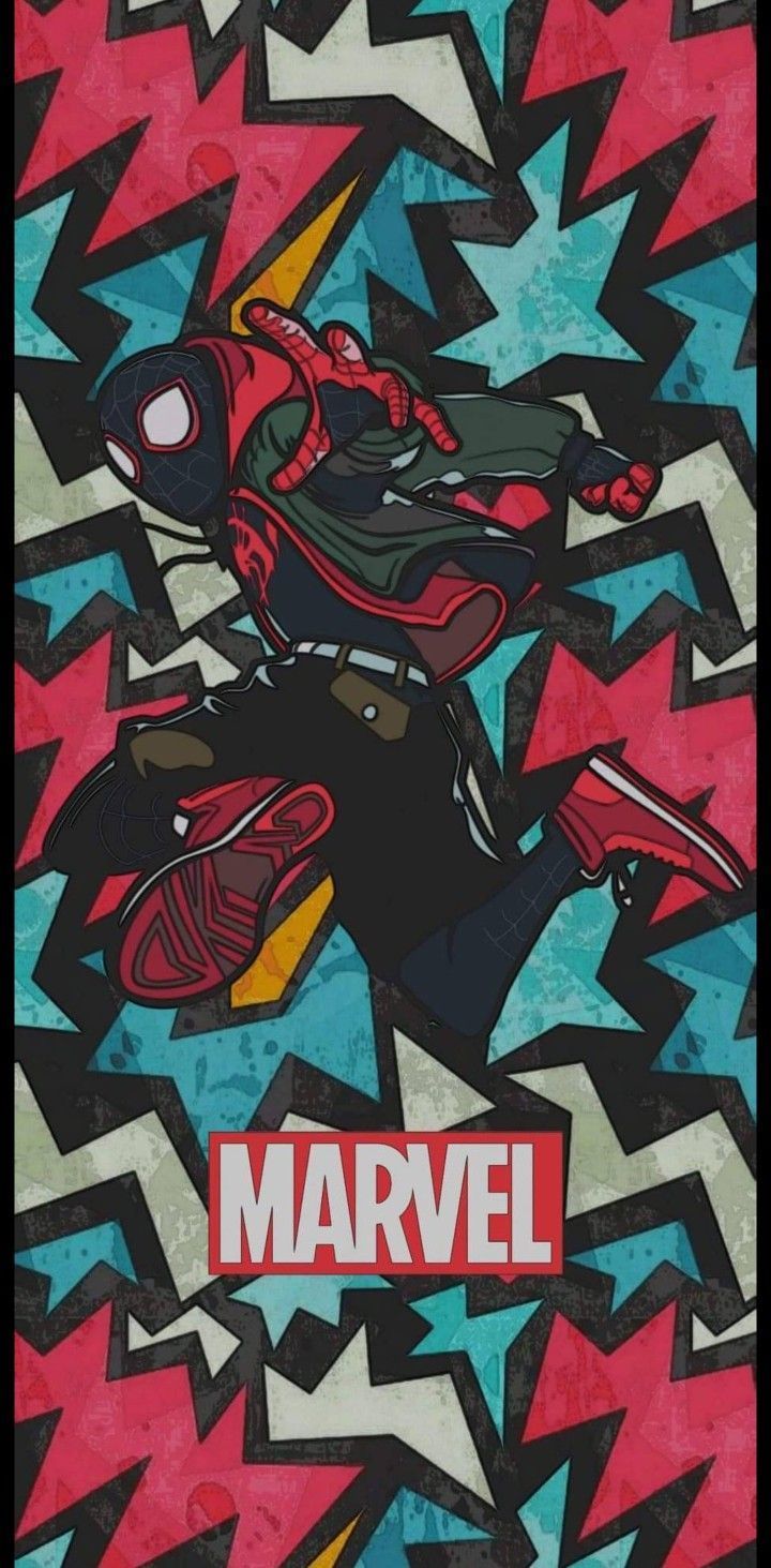 720x1463 Miles Morales. Marvel iphone wallpaper, Spiderman art, Marvel comics wallpaper