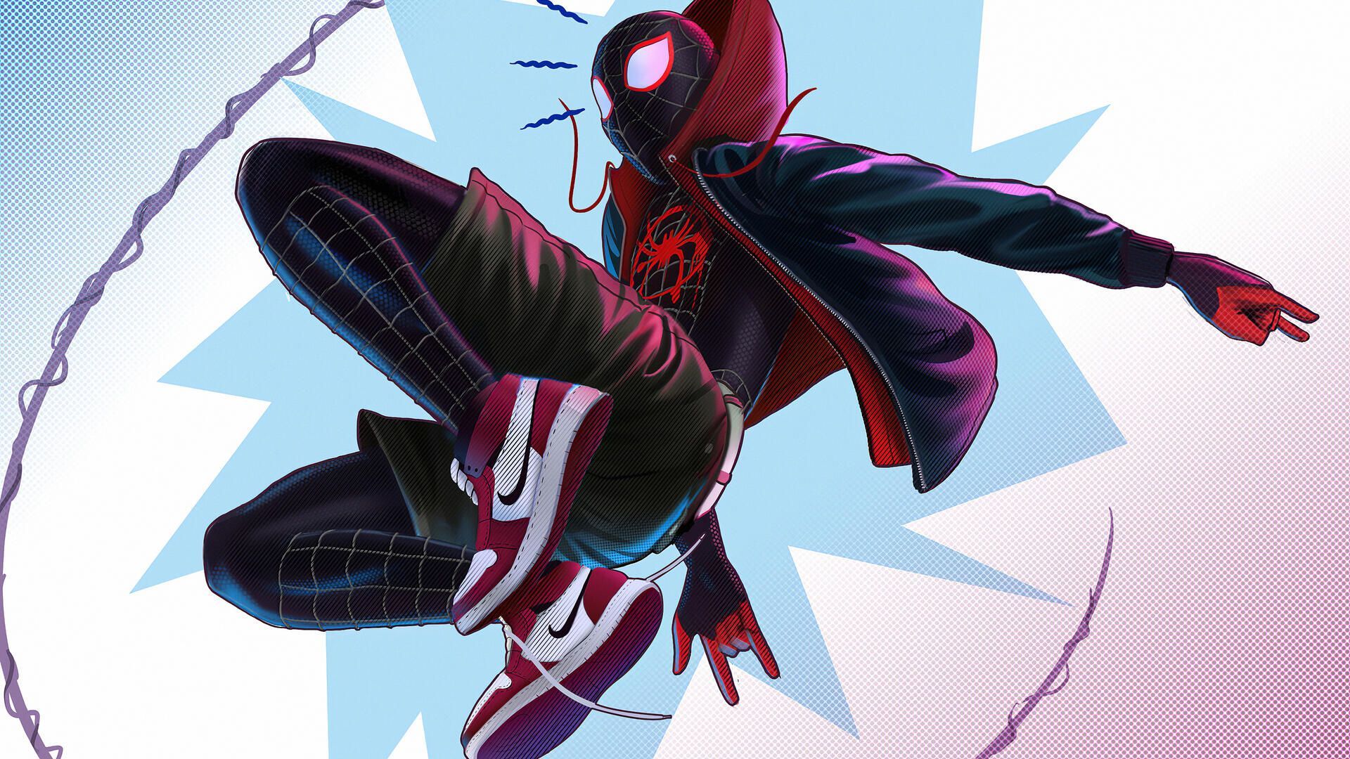 1920x1080 Abstract Spider Man Photo And Jump Desktop Wallpaper