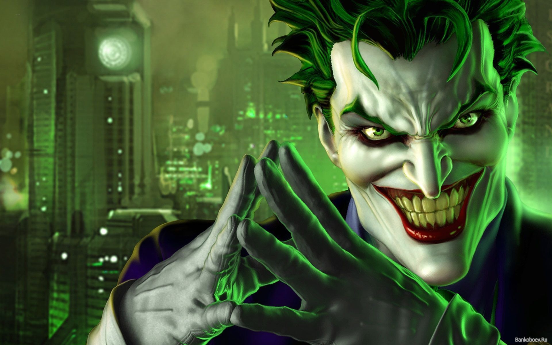 1920x1200 Wicked Joker Wallpaper