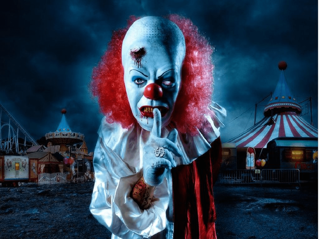 1024x768 Free download Scary Clown Wallpaper The Desktop Wallpaper [1024x768] for your Desktop, Mobile & Tablet. Explore Evil Joker Wallpaper. Joker Background, Evil Wallpaper, Evil Background
