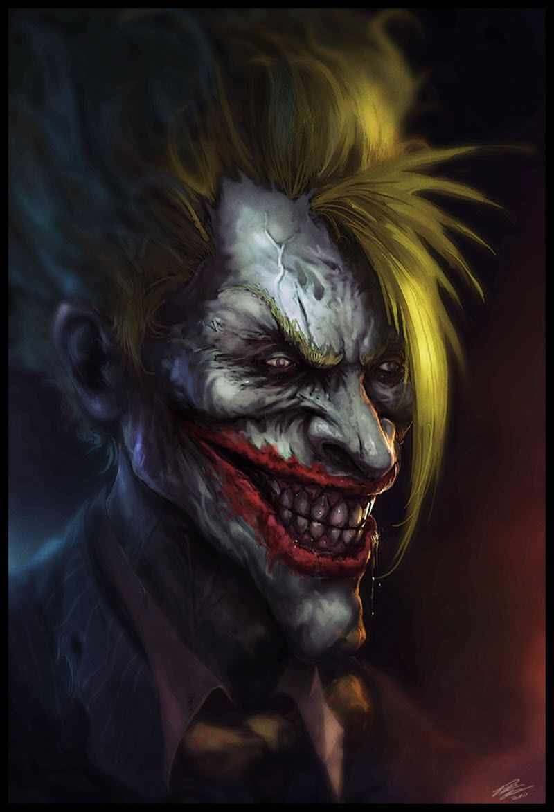 800x1173 Scary Joker Wallpaper