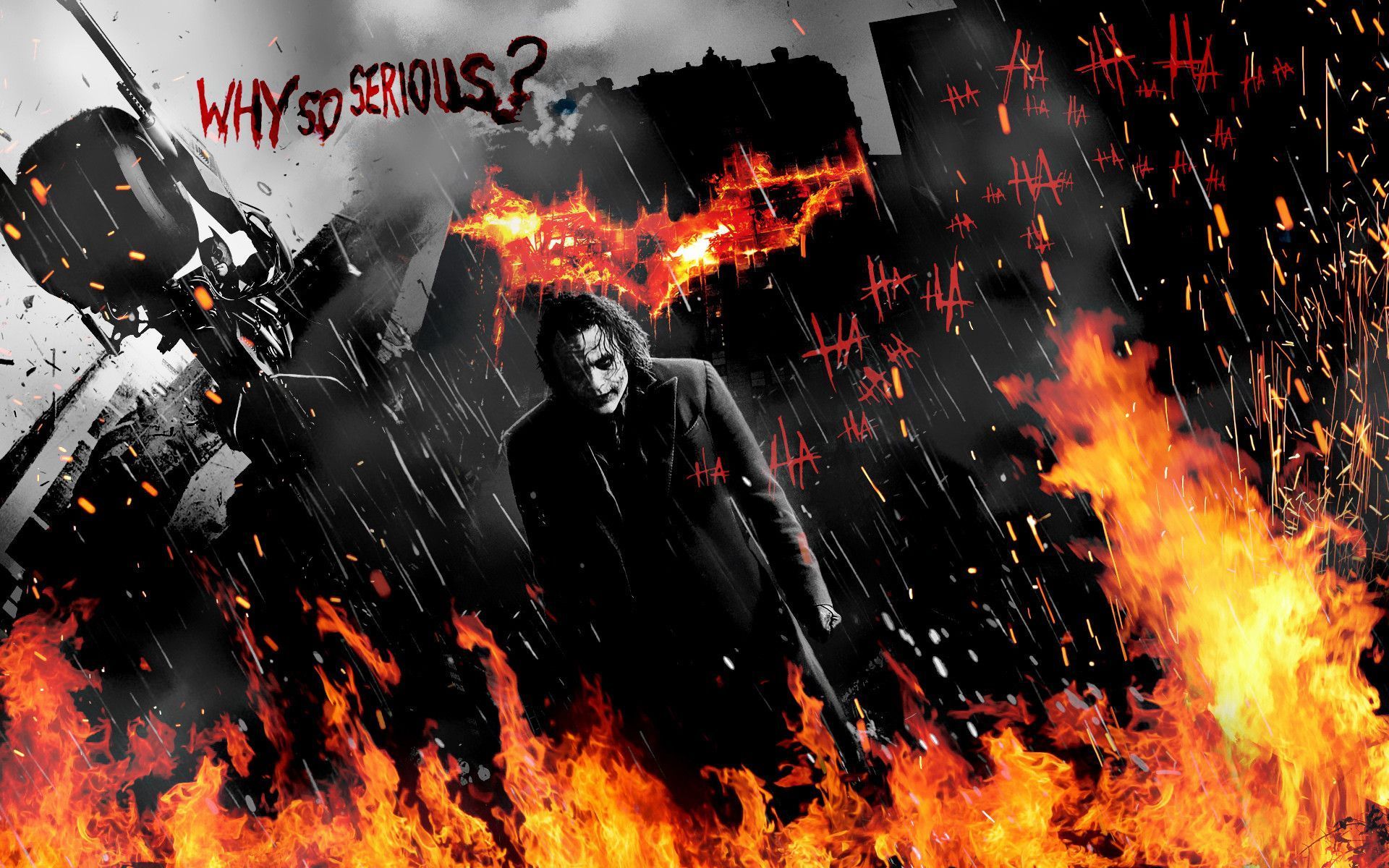 1920x1200 Scary Joker Wallpaper