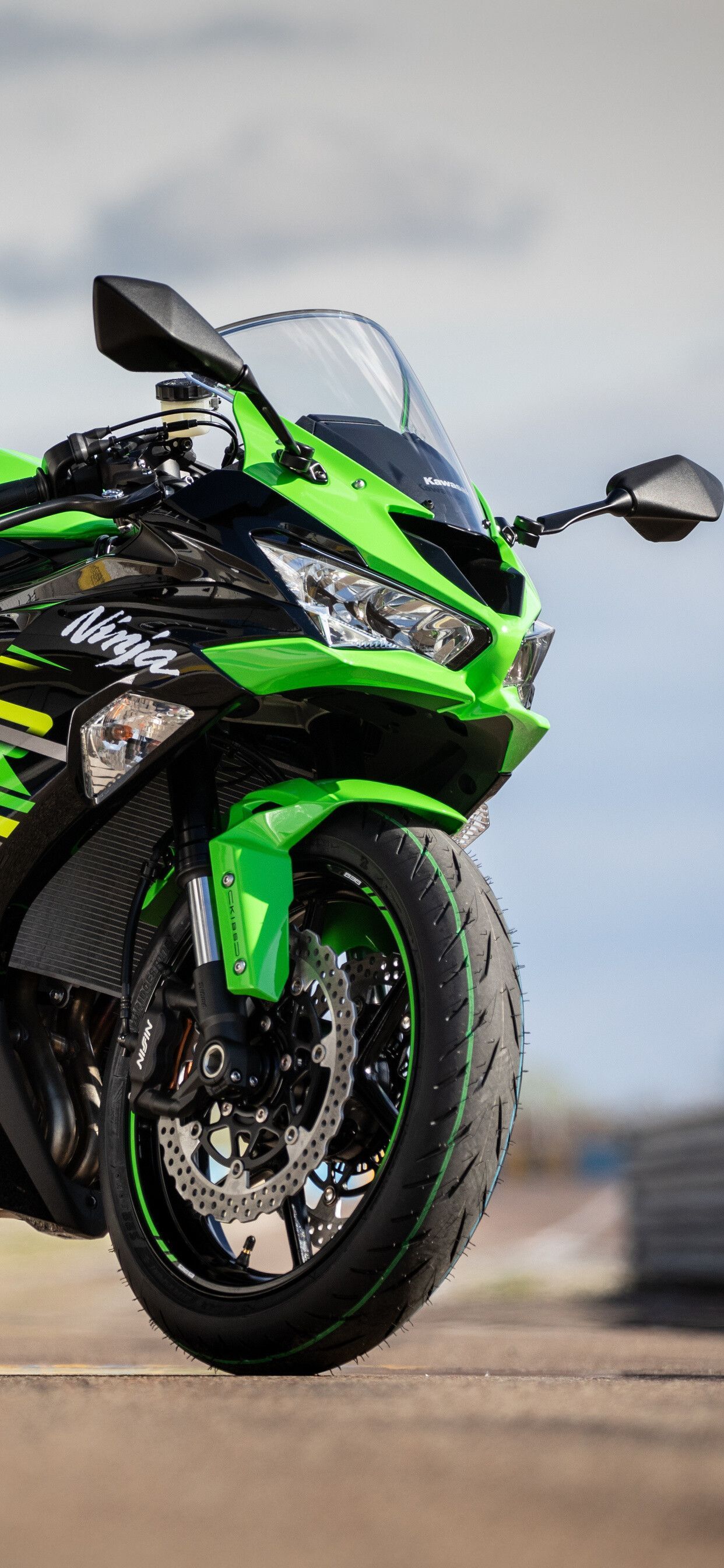 1242x2688 Kawasaki Ninja ZX Wallpaper (image inside)