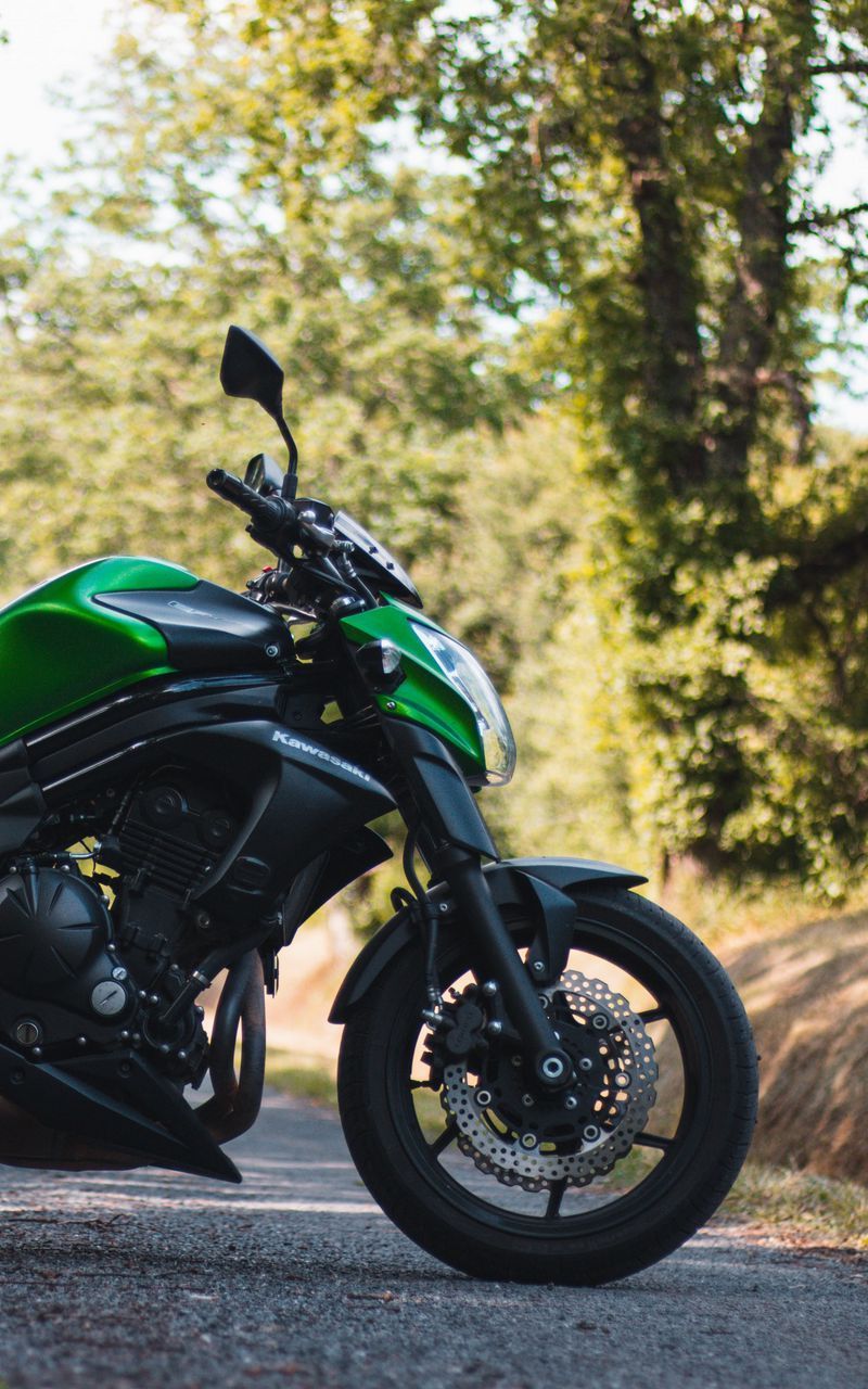 800x1280 Download Wallpaper 800x1280 Kawasaki Er 6n, Kawasaki, Bike, Motorcycle, Side View Samsung Galaxy Note Gt N Meizu Mx2 HD Background