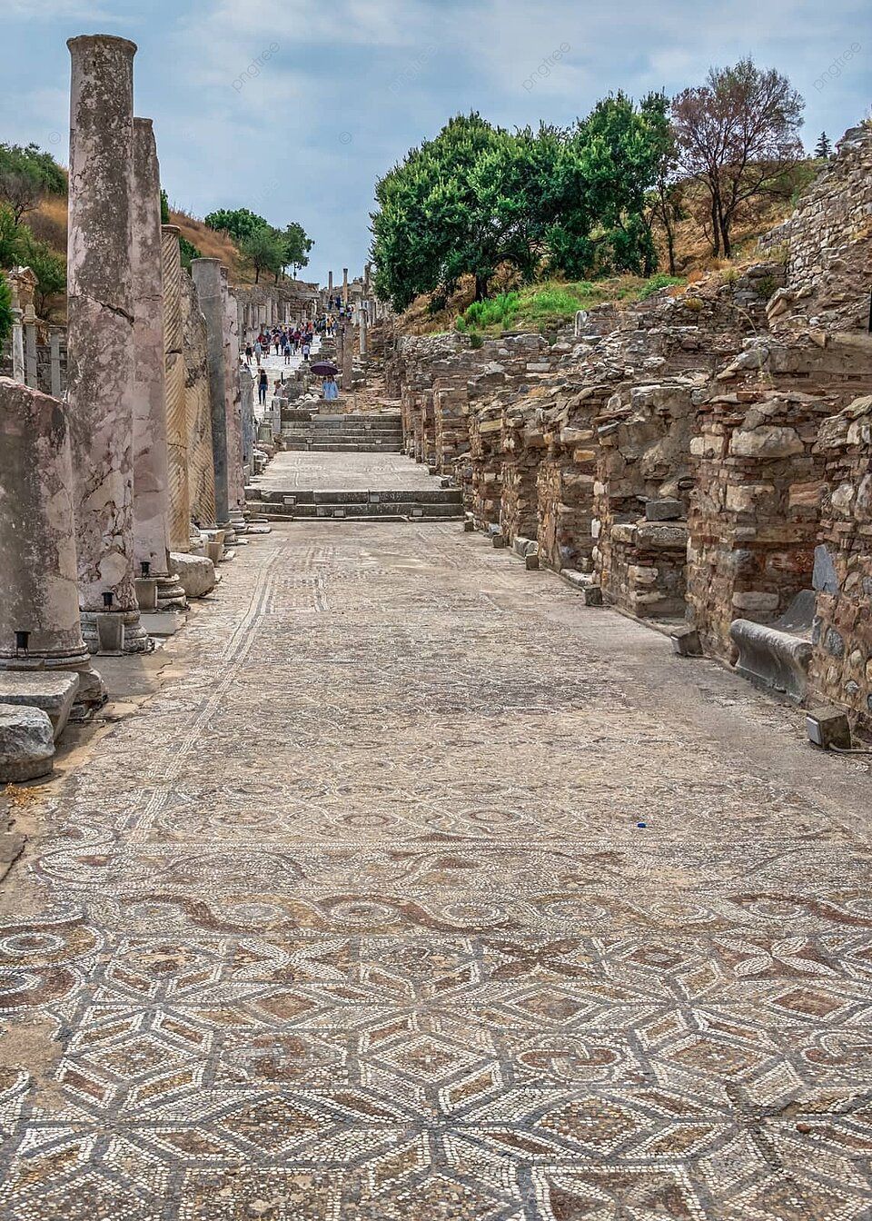 960x1344 Mosaic From The Historic City Of Ephesus Turkey Photo Background And Picture For Free Download