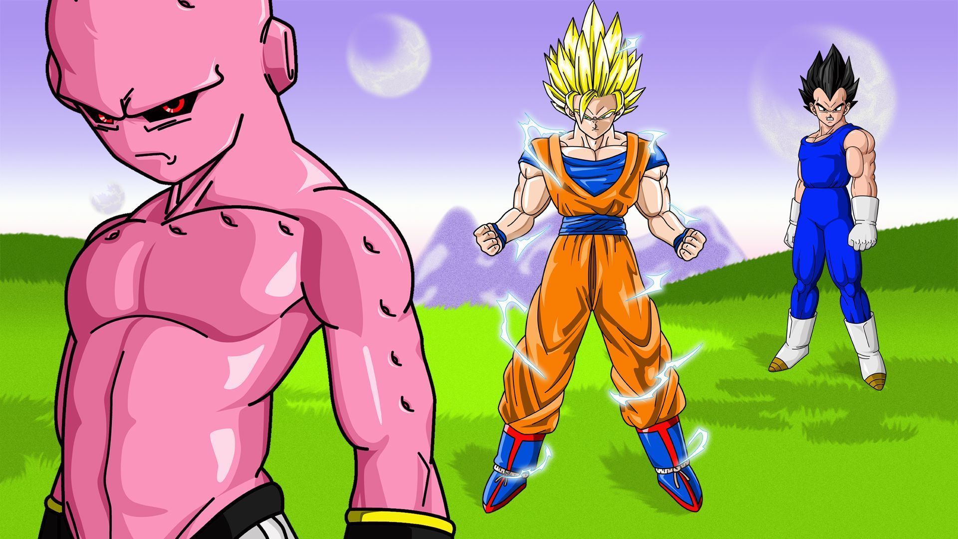 1920x1080 Free download Kid Buu Goku Vegeta Wallpaper ForWallpapercom [1920x1080] for your Desktop, Mobile & Tablet. Explore Buu Wallpaper. Kid Buu Wallpaper, Majin Buu Wallpaper, Majin Buu Wallpaper