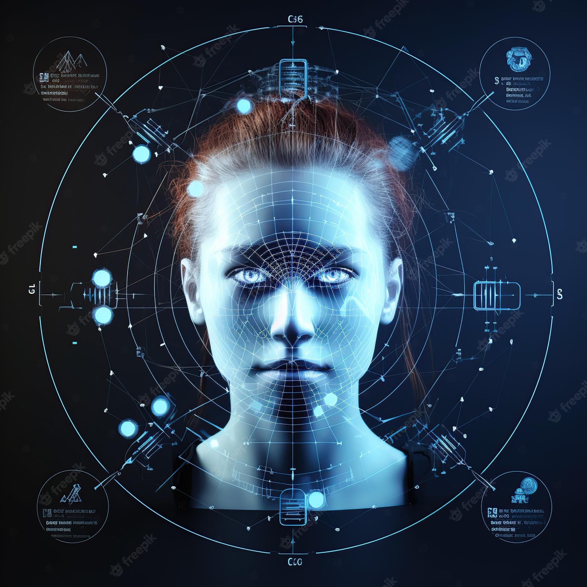 2000x2000 Face Recognition System Image