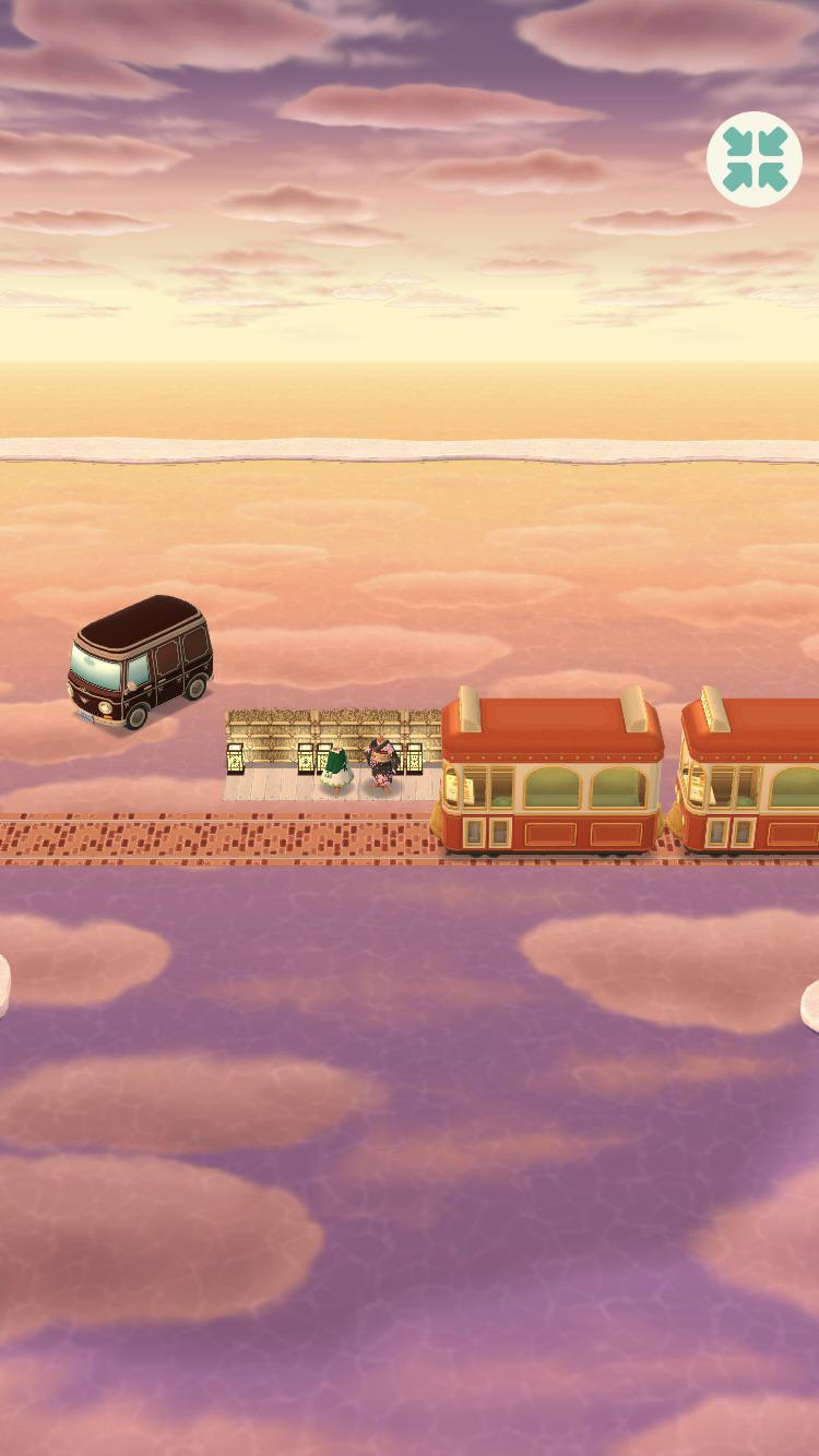 750x1334 Wanted to try recreate Spirited Away Train Scenery, wish the background had reflection tho