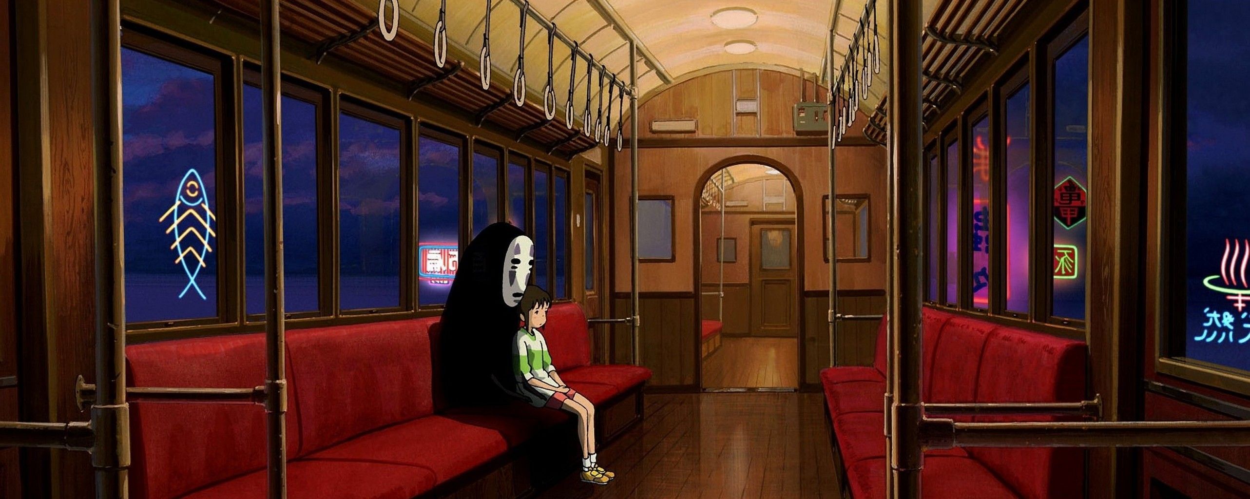 2565x1024 2565x1024 studio ghibli spirited away anime Gallery HD Wallpaper