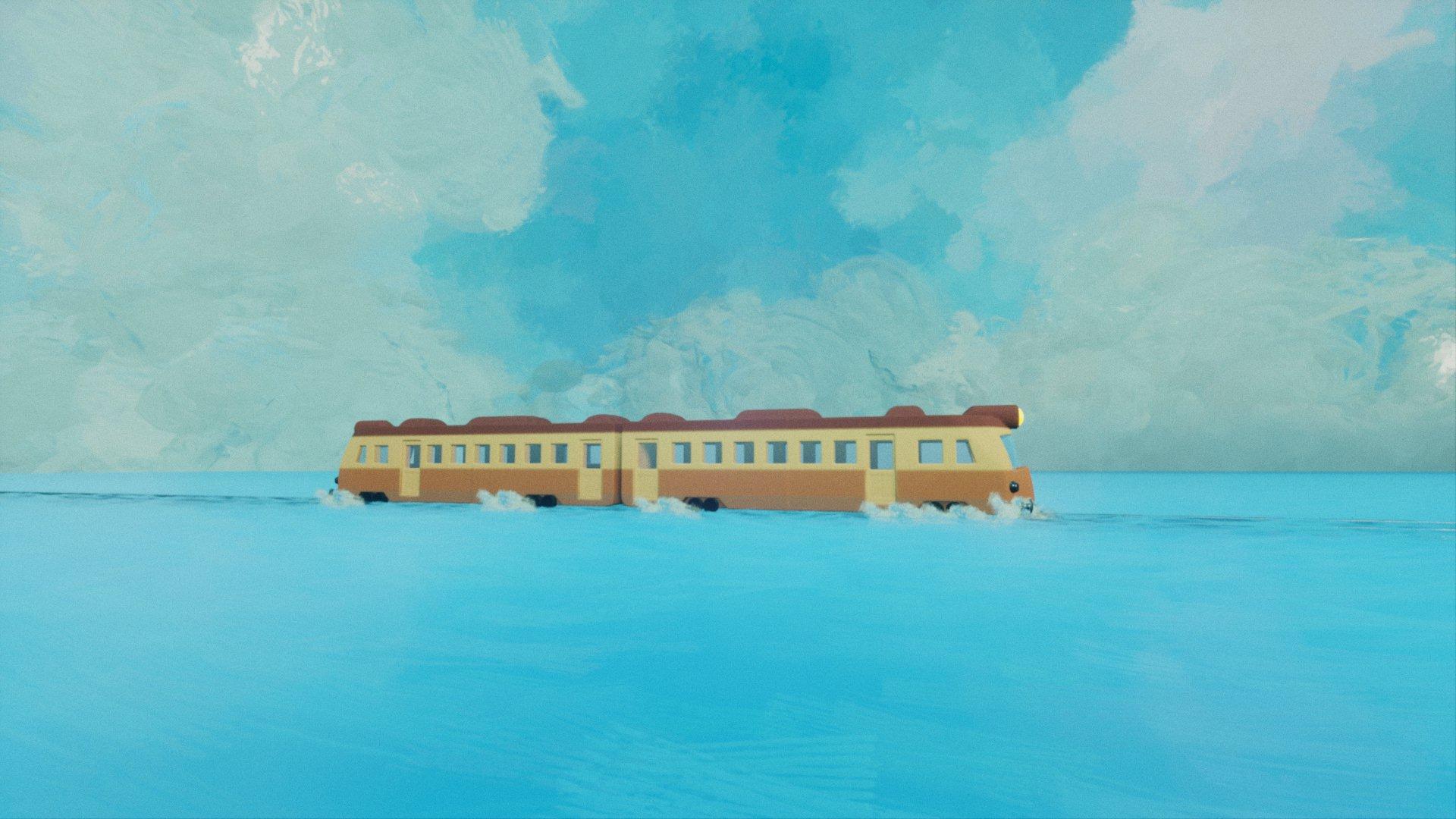 1920x1080 My first dream: the train scene from Spirited Away