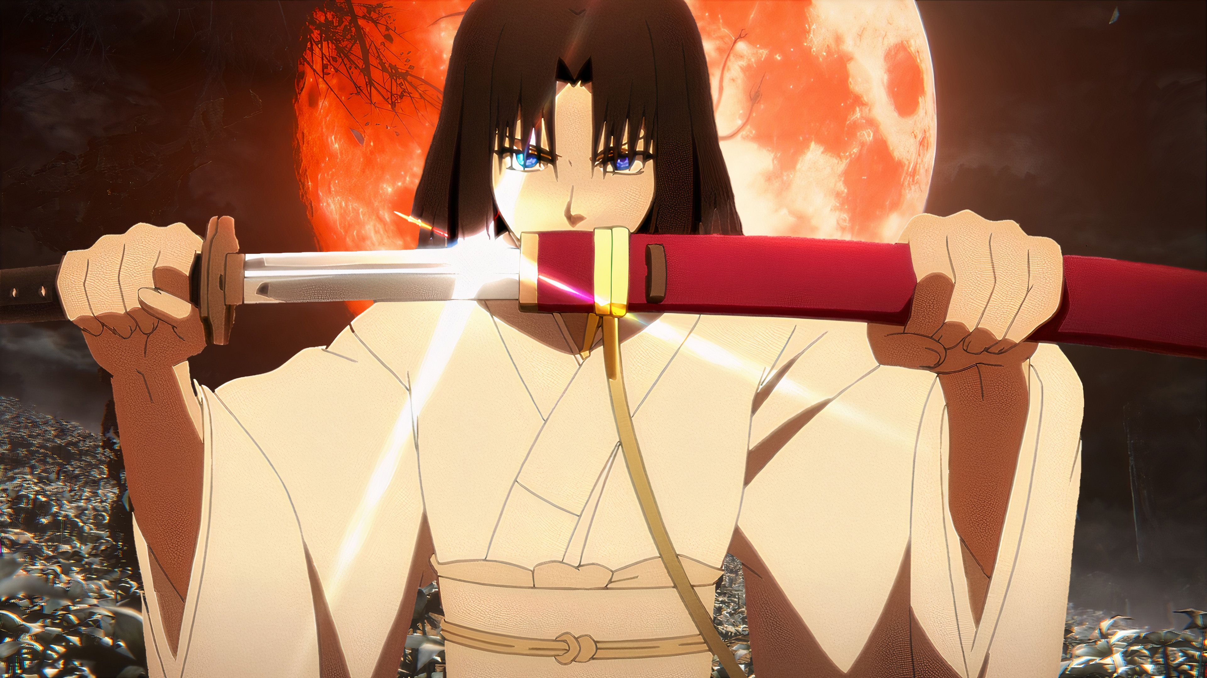 3840x2160 Kara No Kyōkai 4K, Katana, Shiki Ryougi Gallery HD Wallpaper
