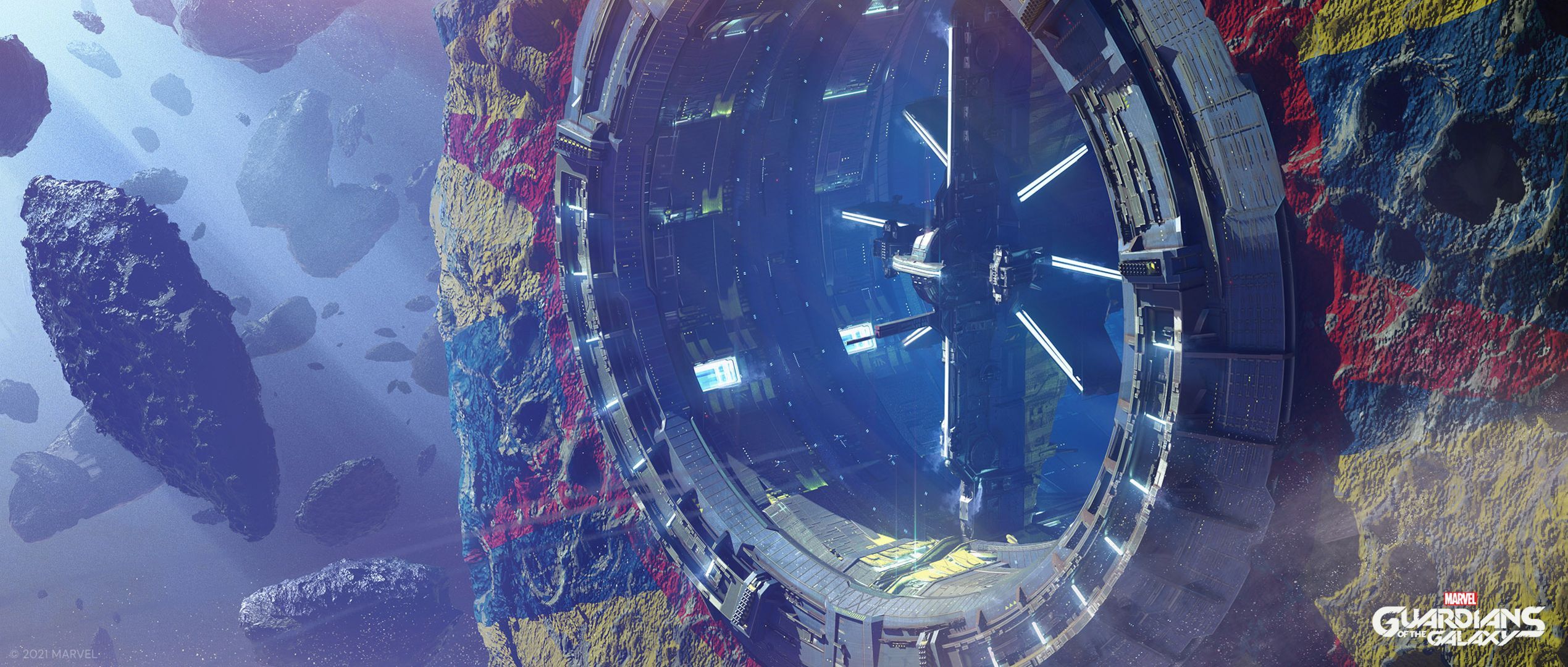 2539x1080 Video Game Marvel's Guardians Of The Galaxy HD Wallpaper