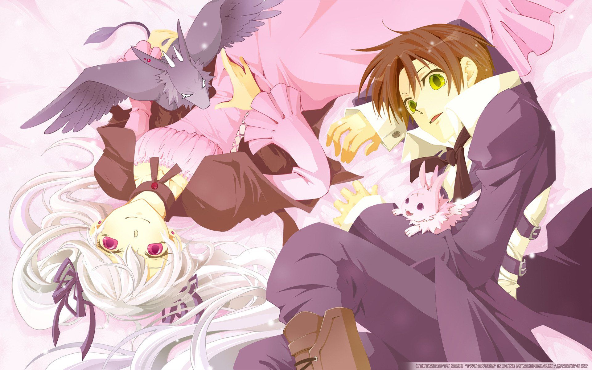 1920x1200 anime, 07 ghost, Roseamanelle Ouka Barsburg, Mikage (07 ghost) HD Wallpaper / Desktop and Mobile Image & Photo