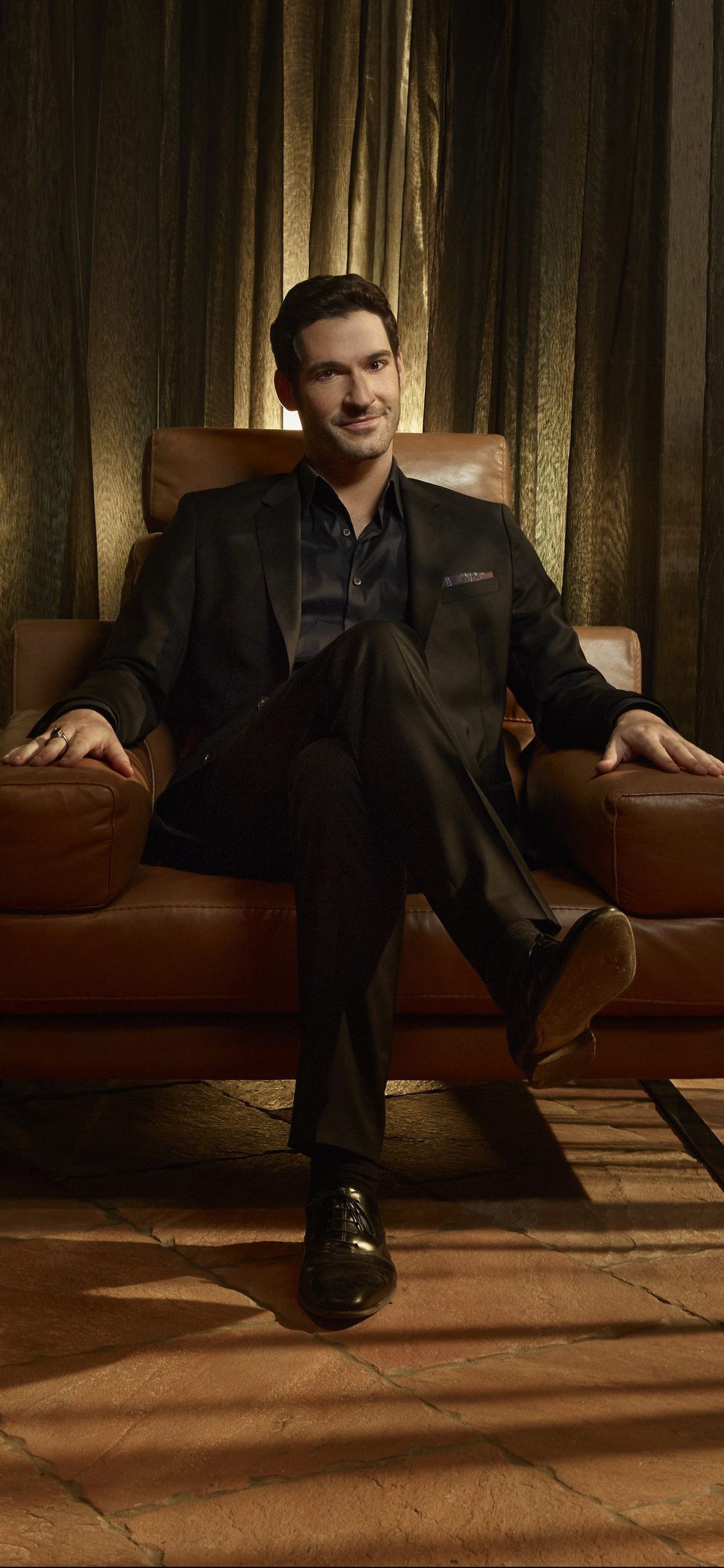 1125x2436 Tom Ellis As Lucifer iPhone XS, iPhone iPhone X HD 4k Wallpaper, Image, Background, Photo and Picture