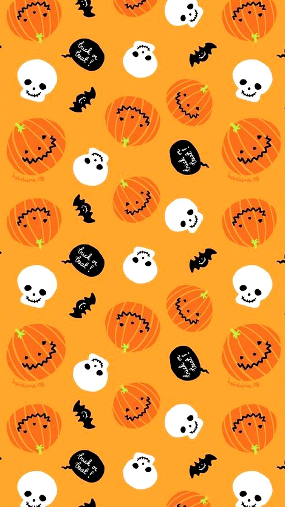 1080x1920 Cute Halloween iPhone XR Wallpaper HD 2023