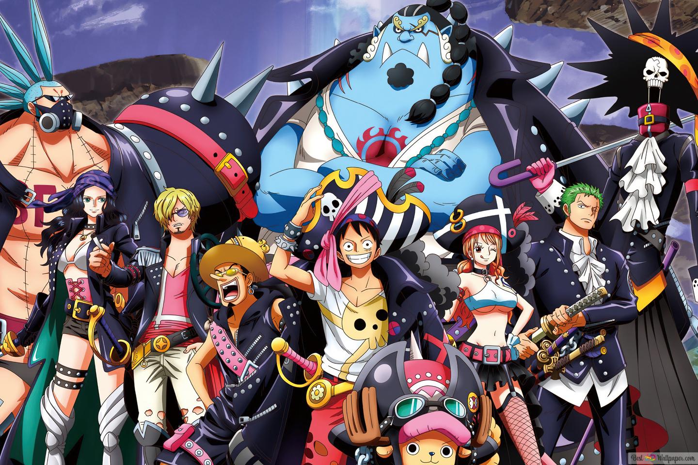 1440x960 Straw Hat Pirates from One Piece Film: Red 4K wallpaper download