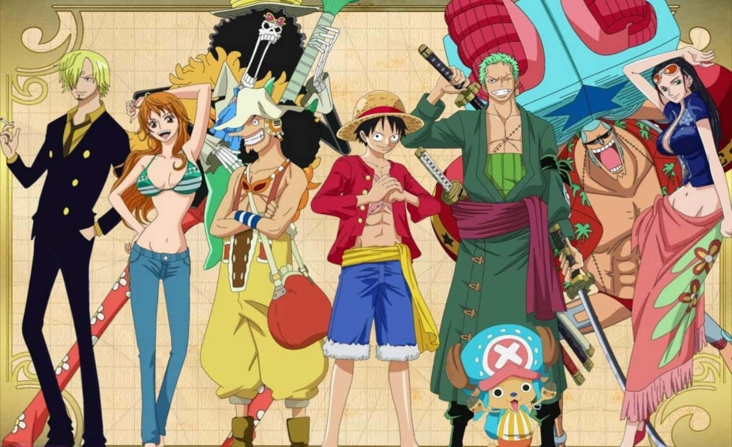 1475x900 Download Join the Straw Hat Pirates Today! Wallpaper