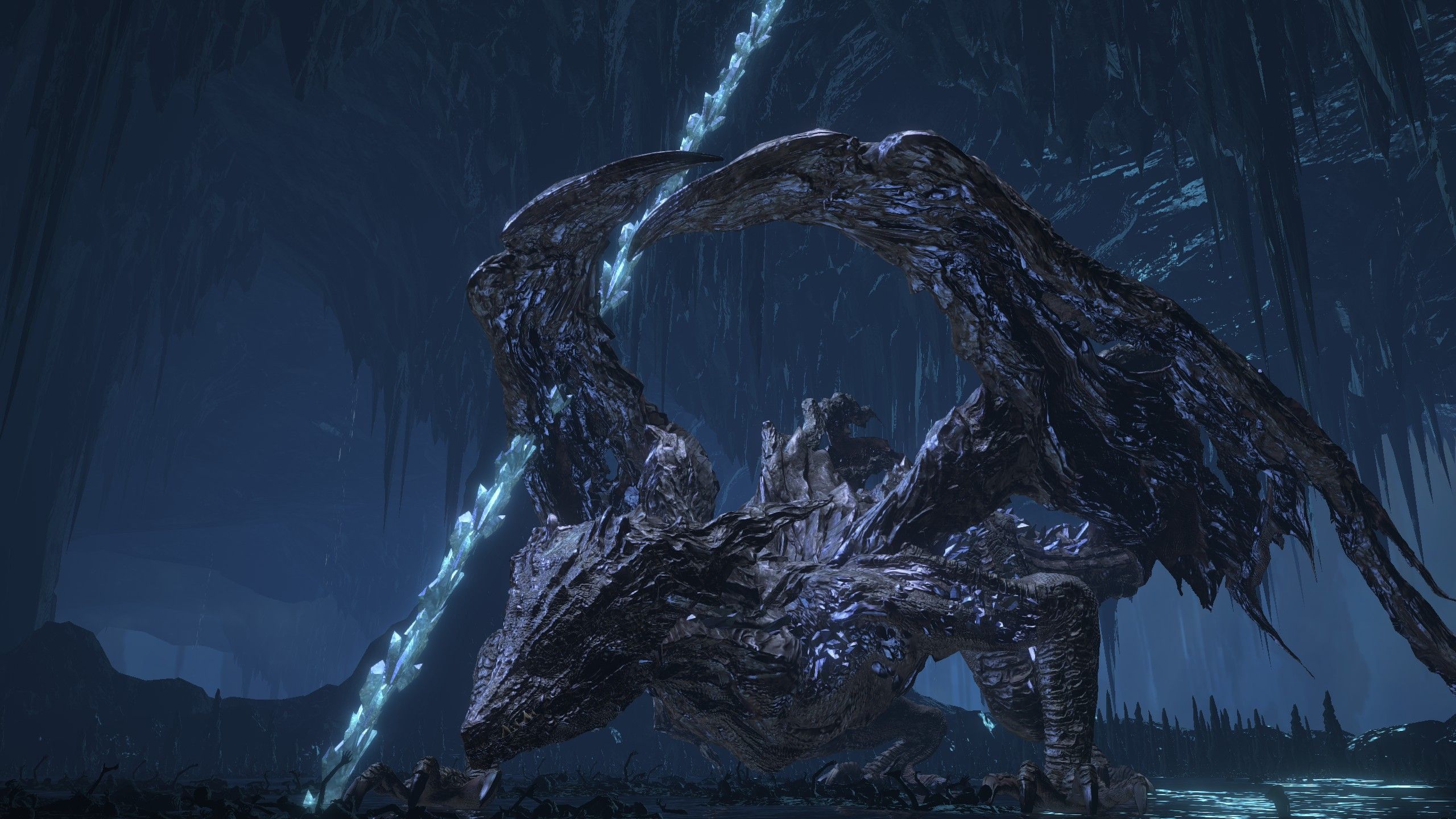 2560x1440 Zullie on X: Midir has a model for a giant crystal spear through one of his wings. More than what function it would have served, I'm curious who or what would've put