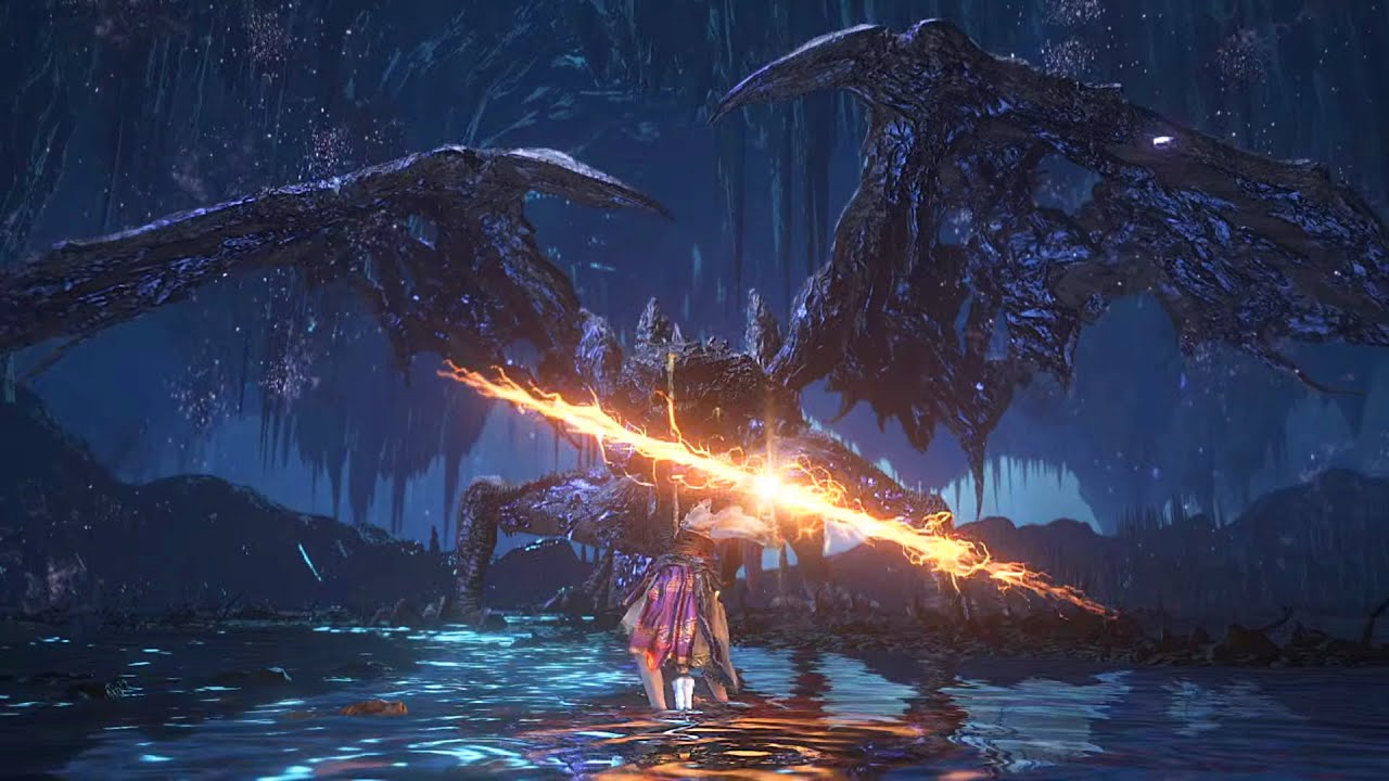 1280x720 Dark Souls III - “The Dragonslayer”. Darkeater Midir. No HUD, 4K, NG +7