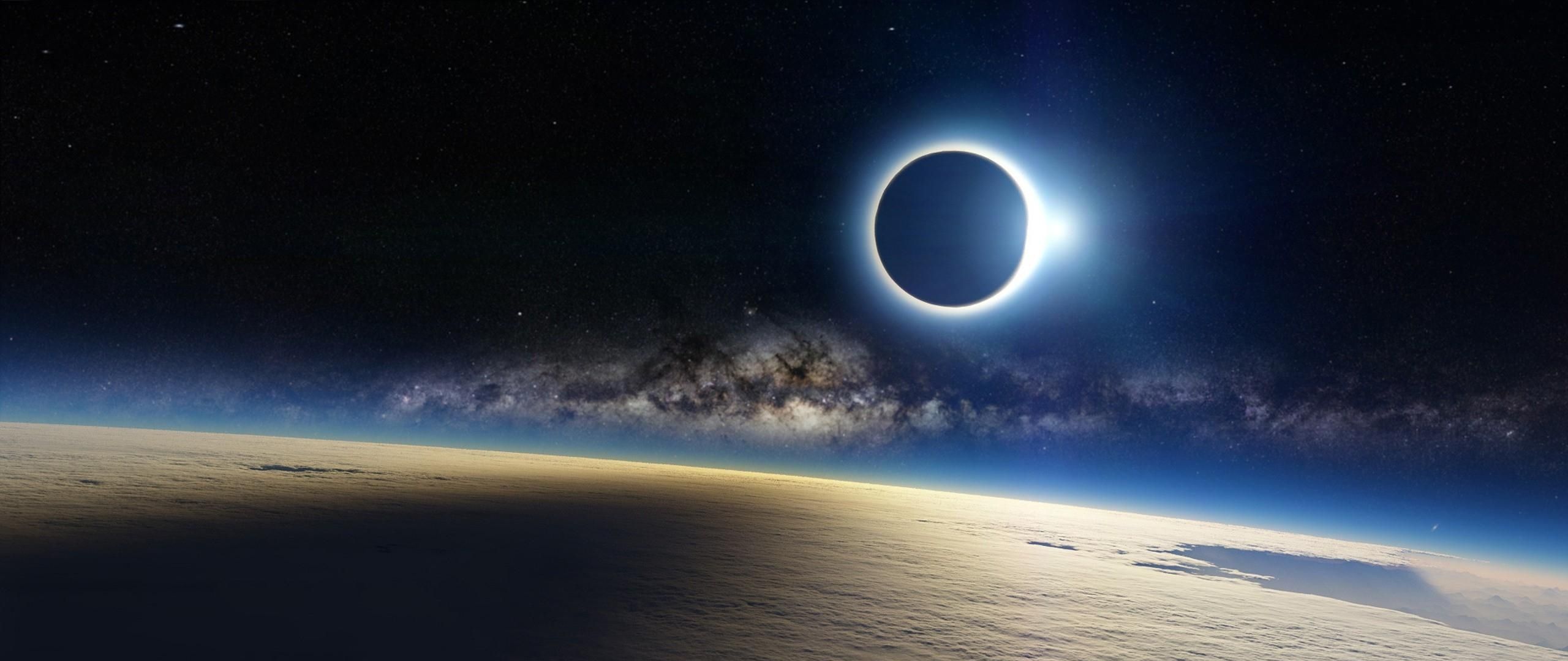 2560x1080 Free download HD Solar Eclipse Moon Shadow On Earth Cloud WallpaperByte [2560x1080] for your Desktop, Mobile & Tablet. Explore 2560 X 1080 Wallpaper. Wallpaper 2560 X 2560 x 1080 HD Wallpaper, 2560 X 1440 Wallpaper