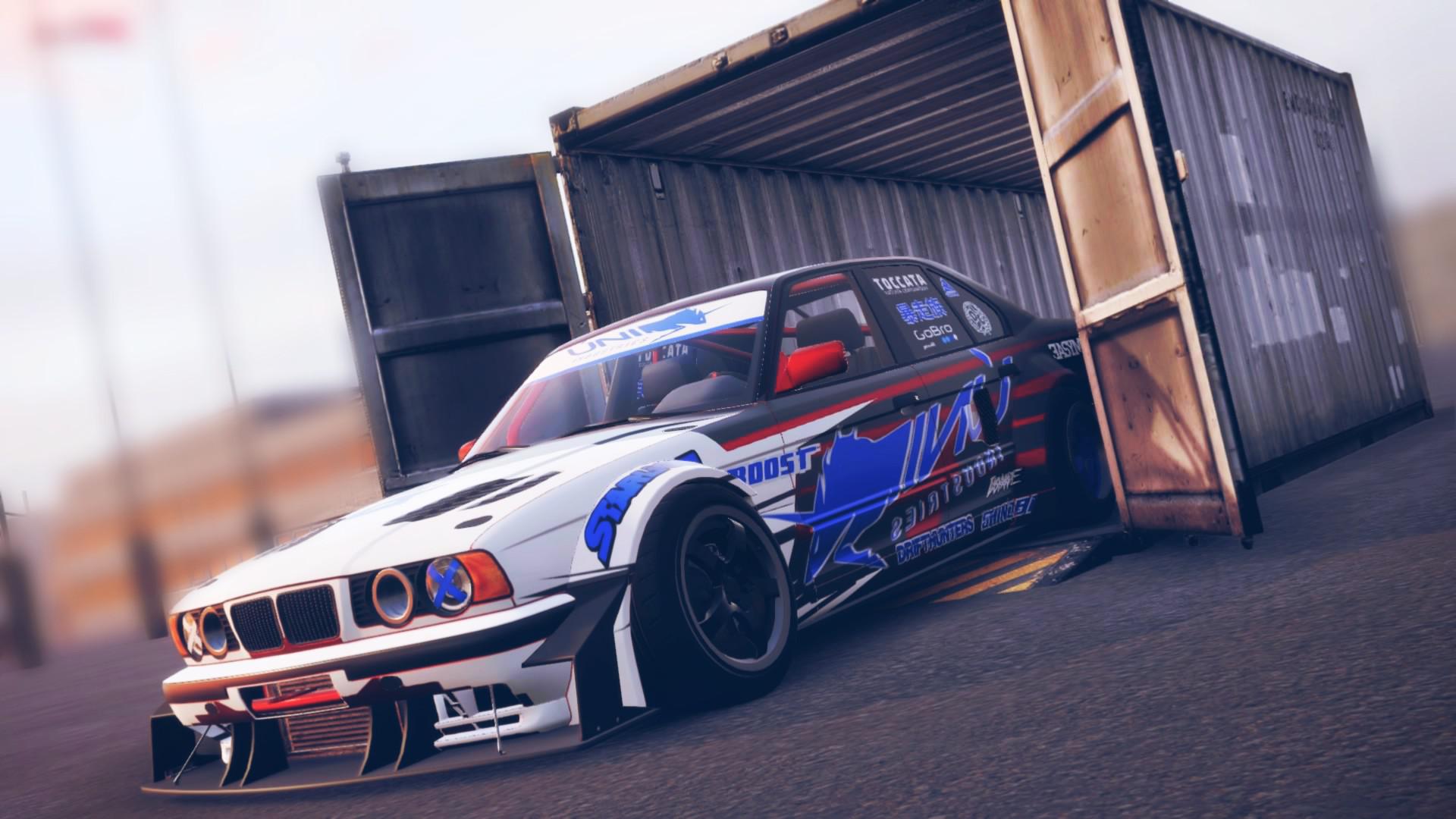 1920x1080 Crazy cinematic shot of BMW in CarX Drift Racing