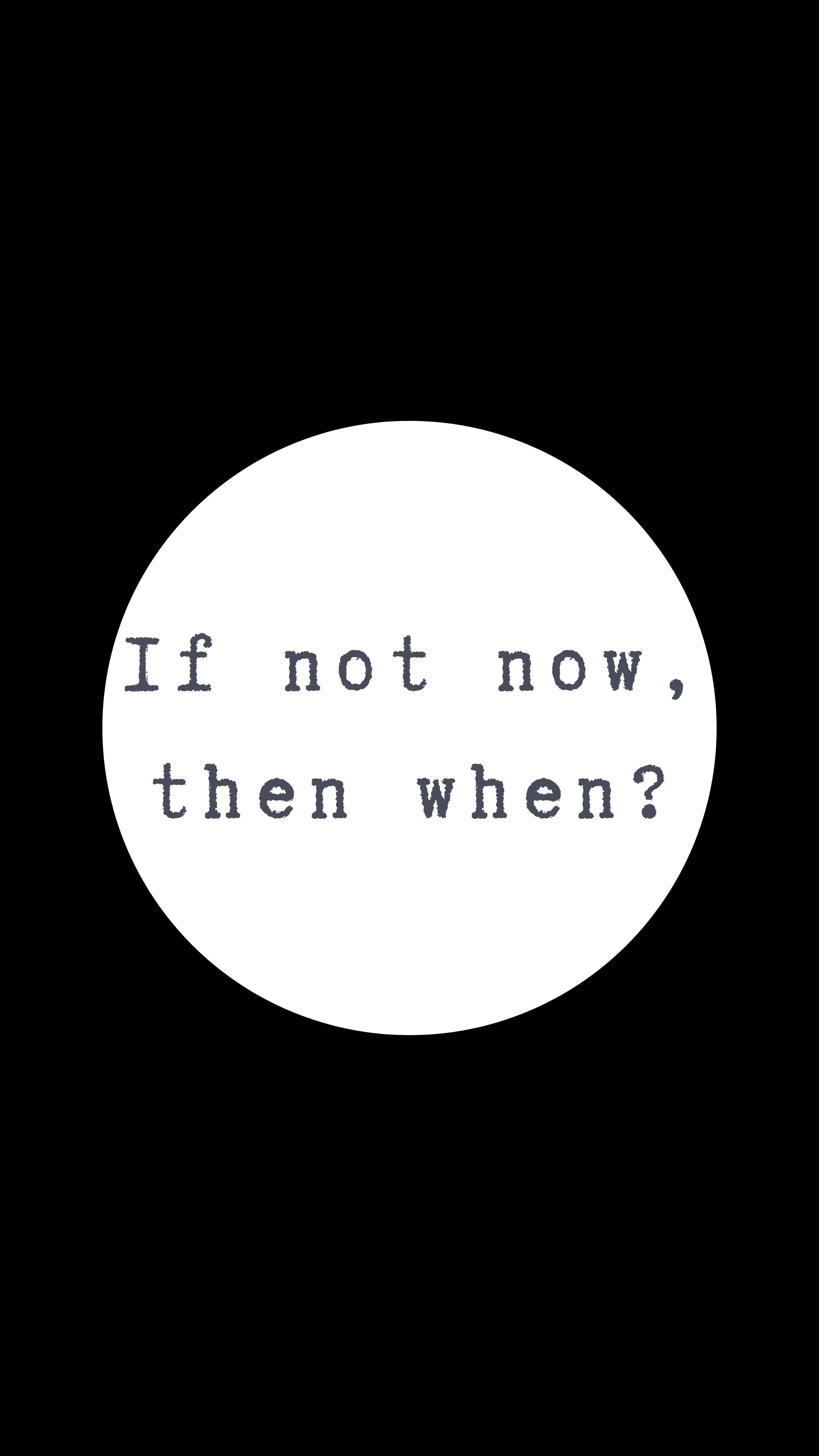 3240x5760 Download Motivational Quote About Time In Circle Wallpaper