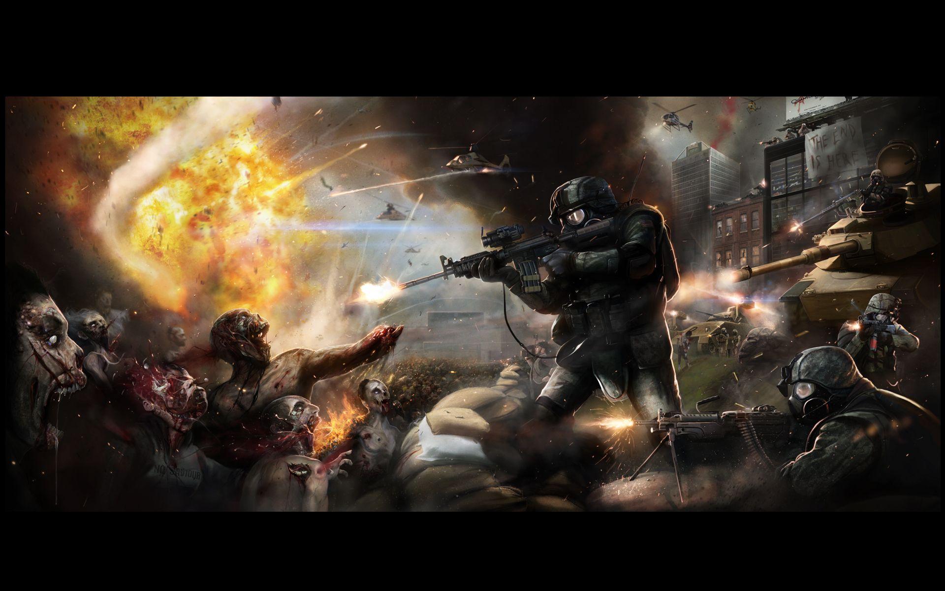 Battle of Zombies Wallpapers - Top Free Battle of Zombies Backgrounds -  WallpaperAccess