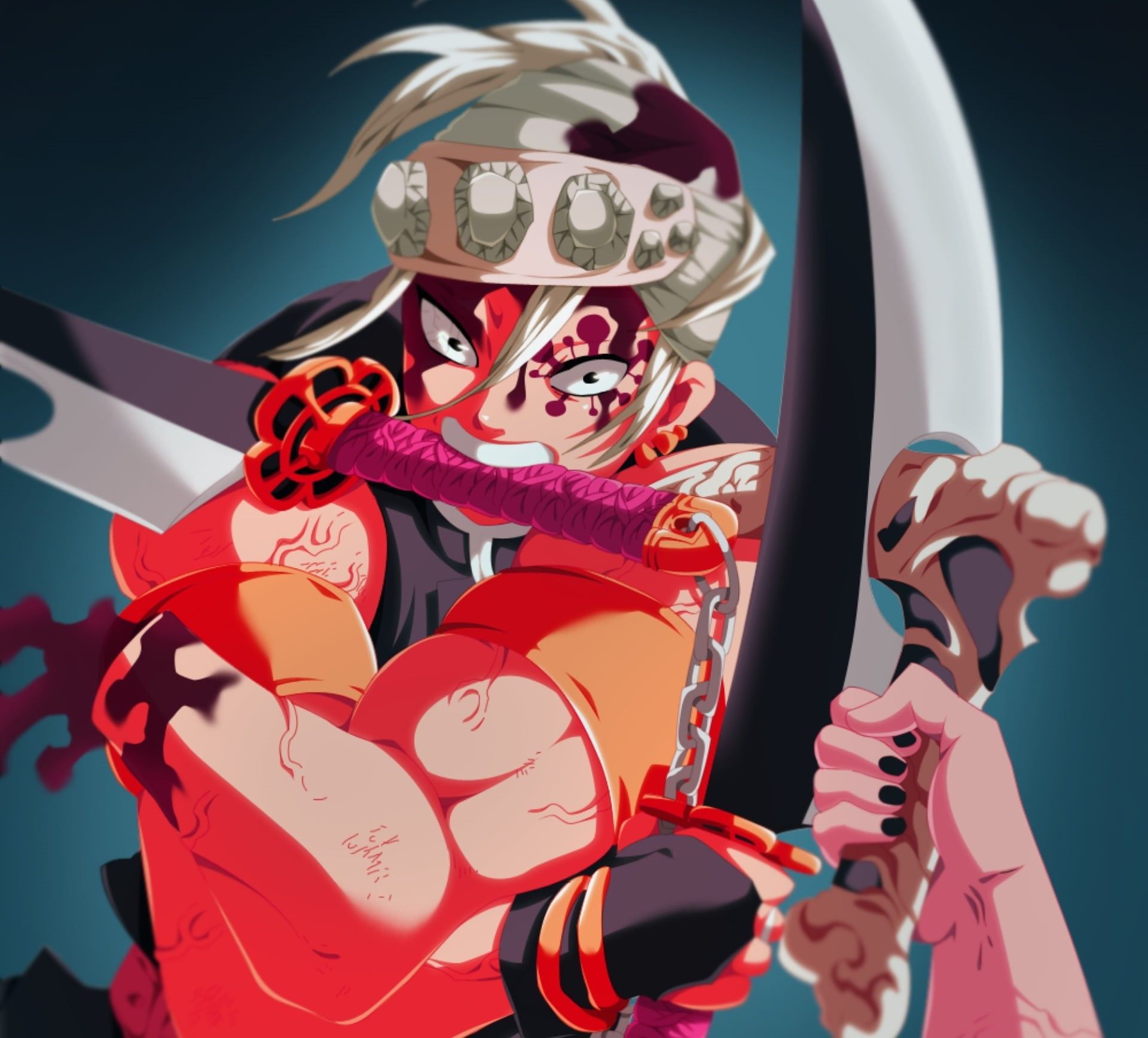 1920x1736 Wallpaper / Tengen Uzui, Anime, 1080P, Demon Slayer: Kimetsu no Yaiba free download