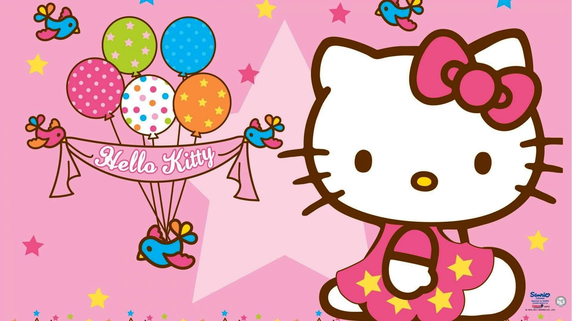 1920x1080 Wallpaper of Hello Kitty HD 2023