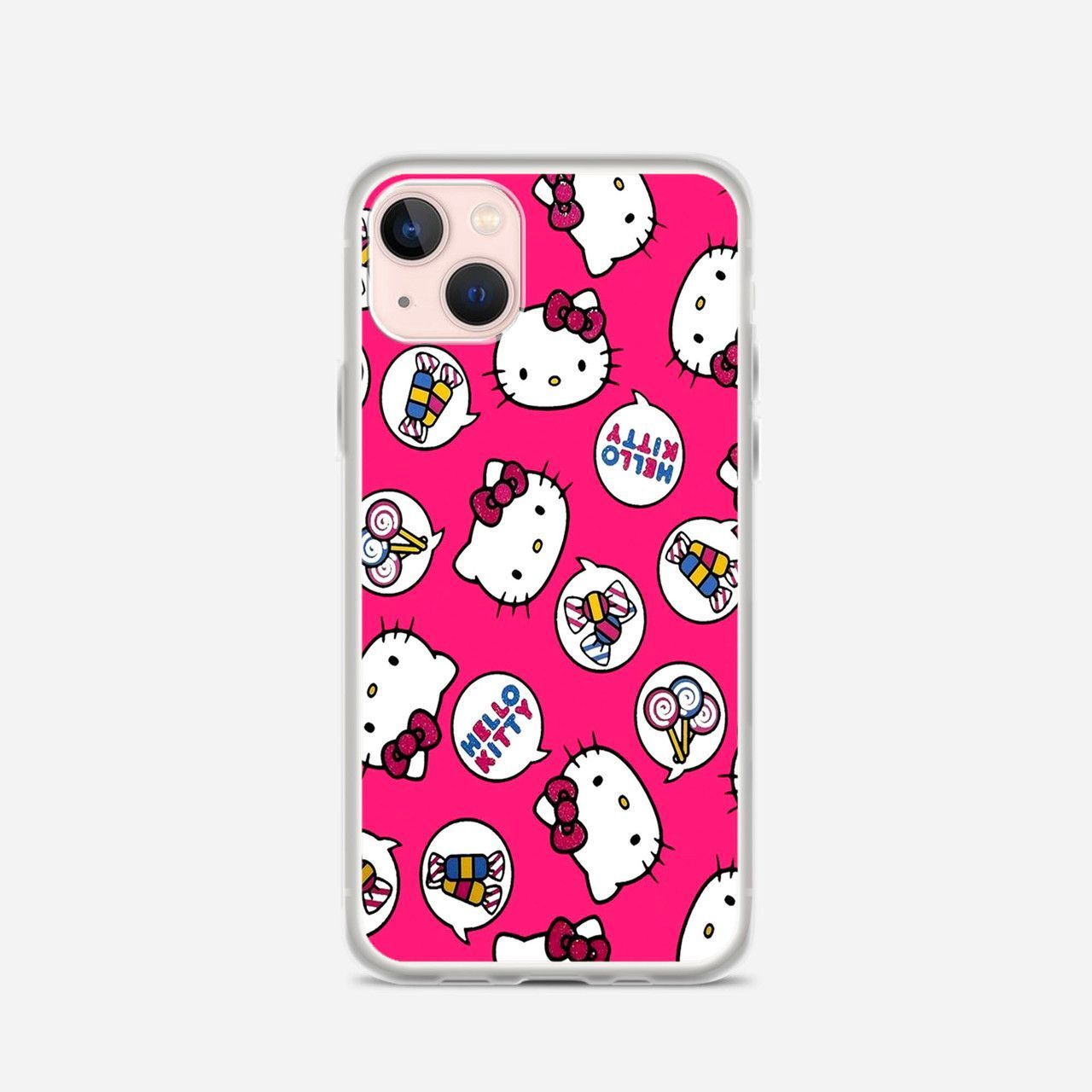 1280x1280 Sanrio Hello Kitty Pink Wallpaper iPhone 13 Case