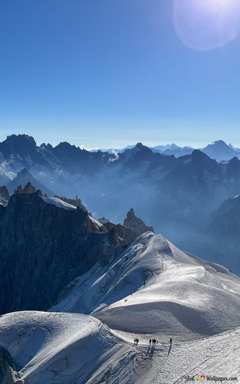 800x1280 Chamonix Mont Blanc: View From Aiguille Du Midi HD Wallpaper Download