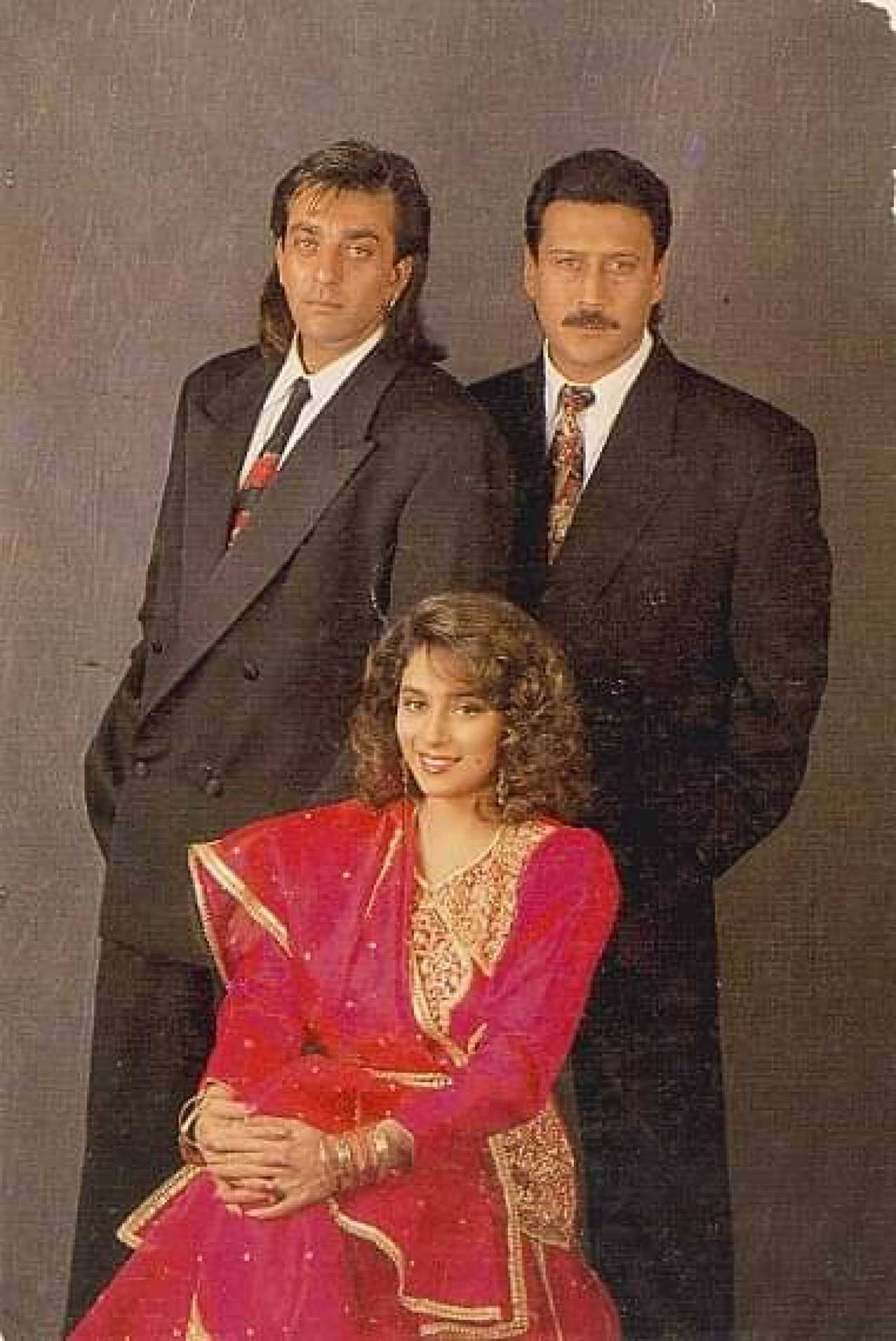 1283x1920 Download Sanjay Dutt With Jackie Shroff Wallpaper