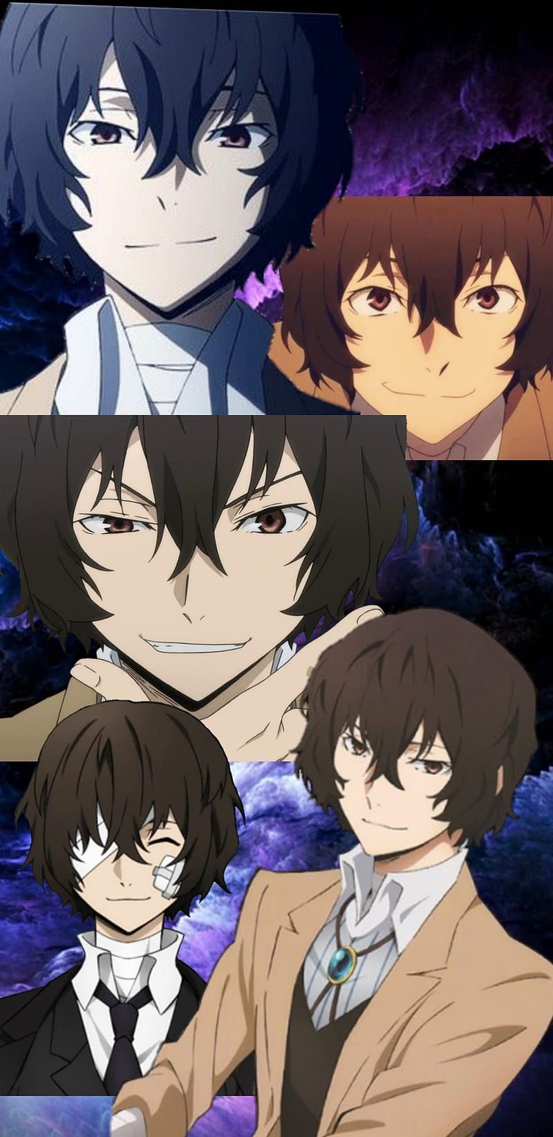 800x1644 HD bungou stray dogs wallpaper