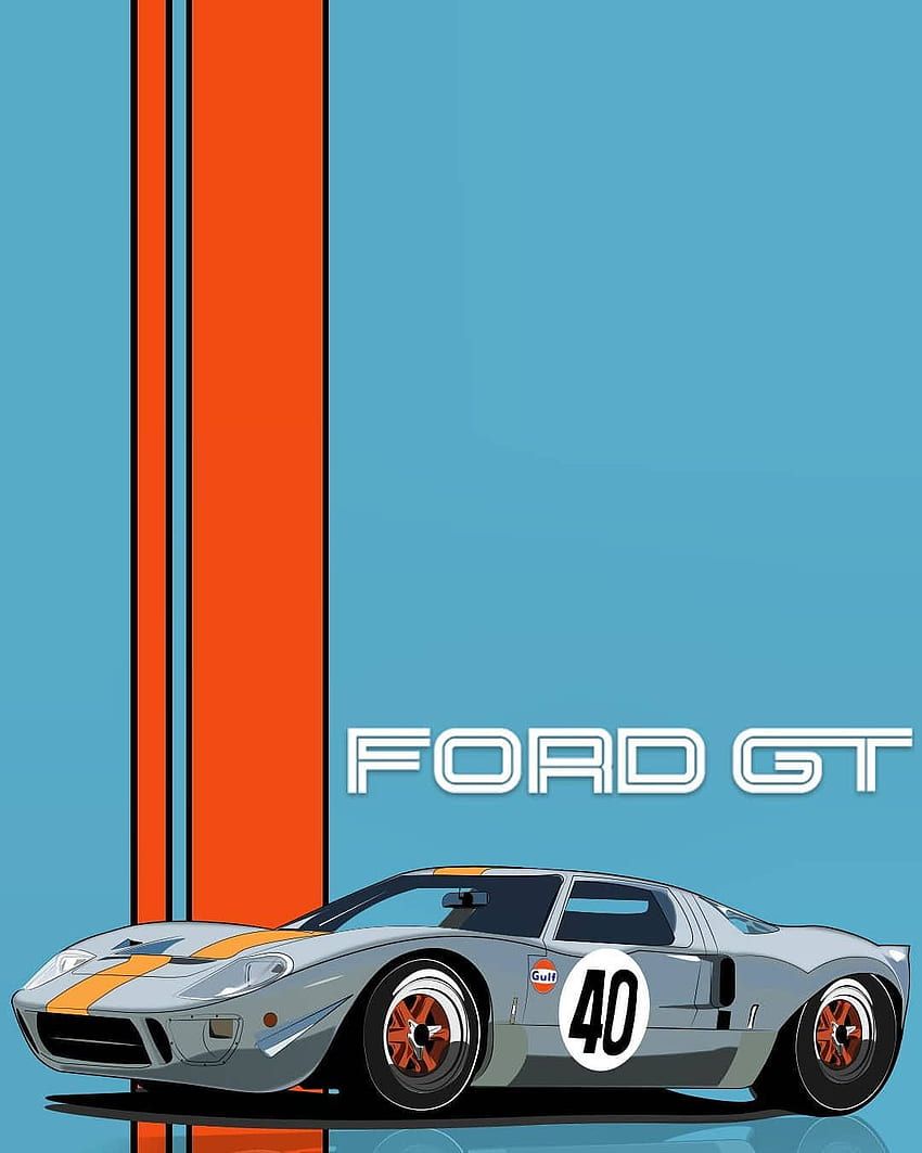 850x1063 Le Mans Ford GT40 ford gt 40 2021 HD wallpaper