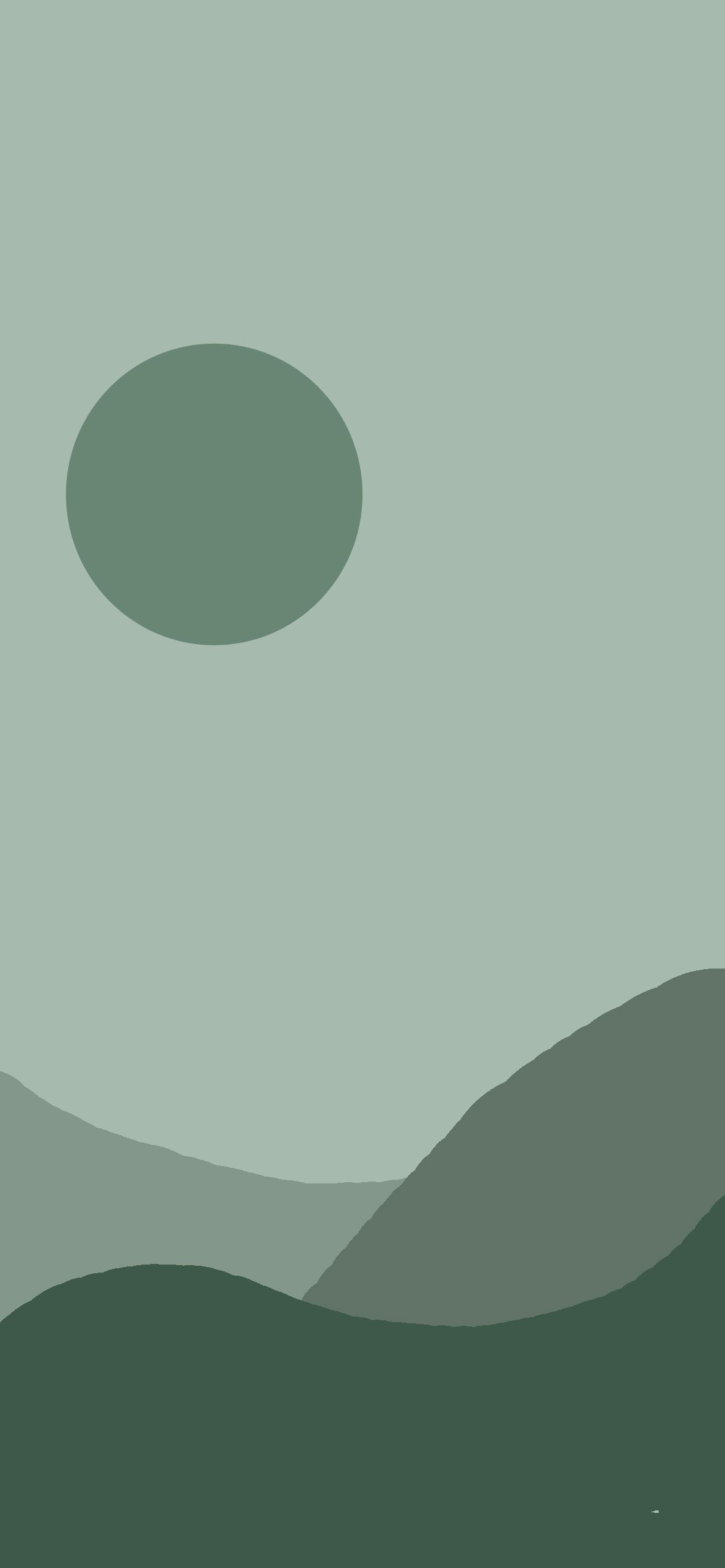 1170x2532 Sage Green Aesthetic Wallpaper : Boho Abstract iPhone Wallpaper